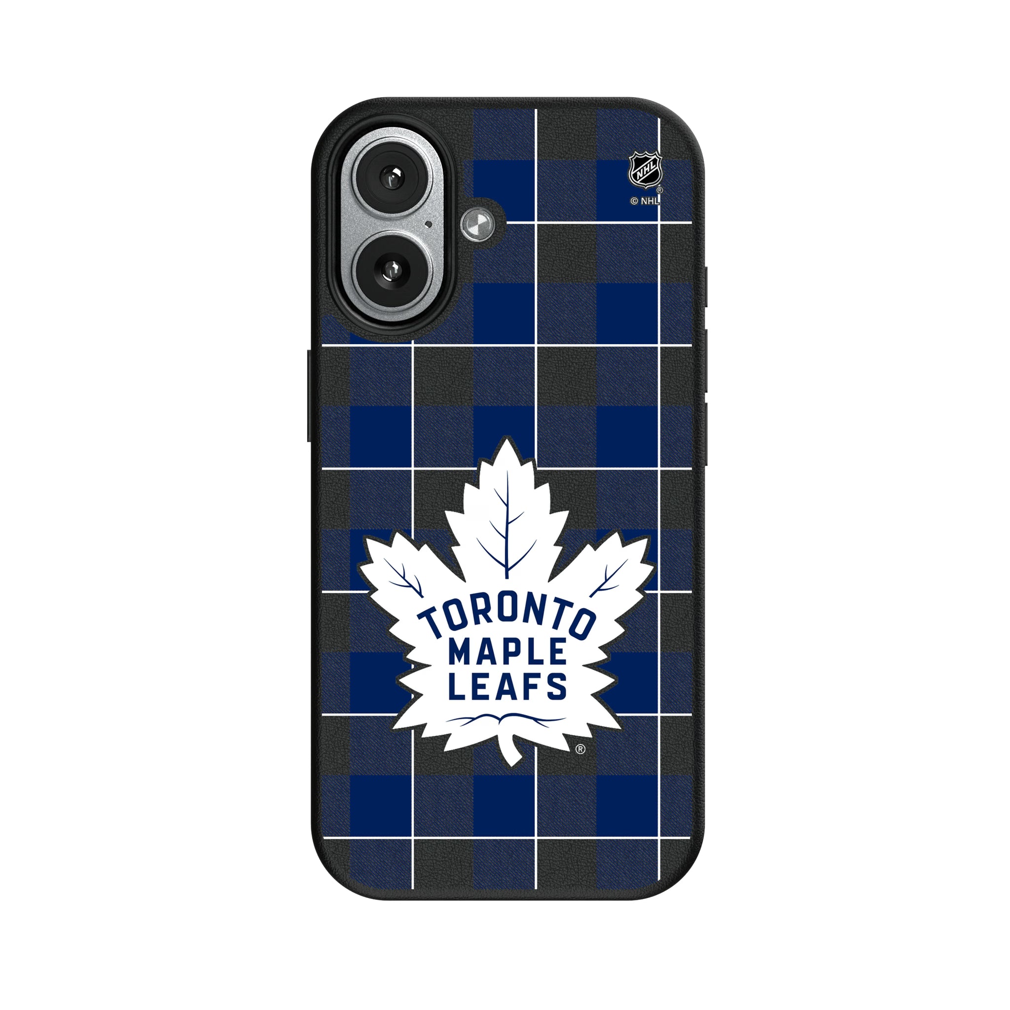 Toronto Maple Leafs Plaid iPhone MagSafe Compatible Phone Case for Apple iPhone#Device_iPhone 17