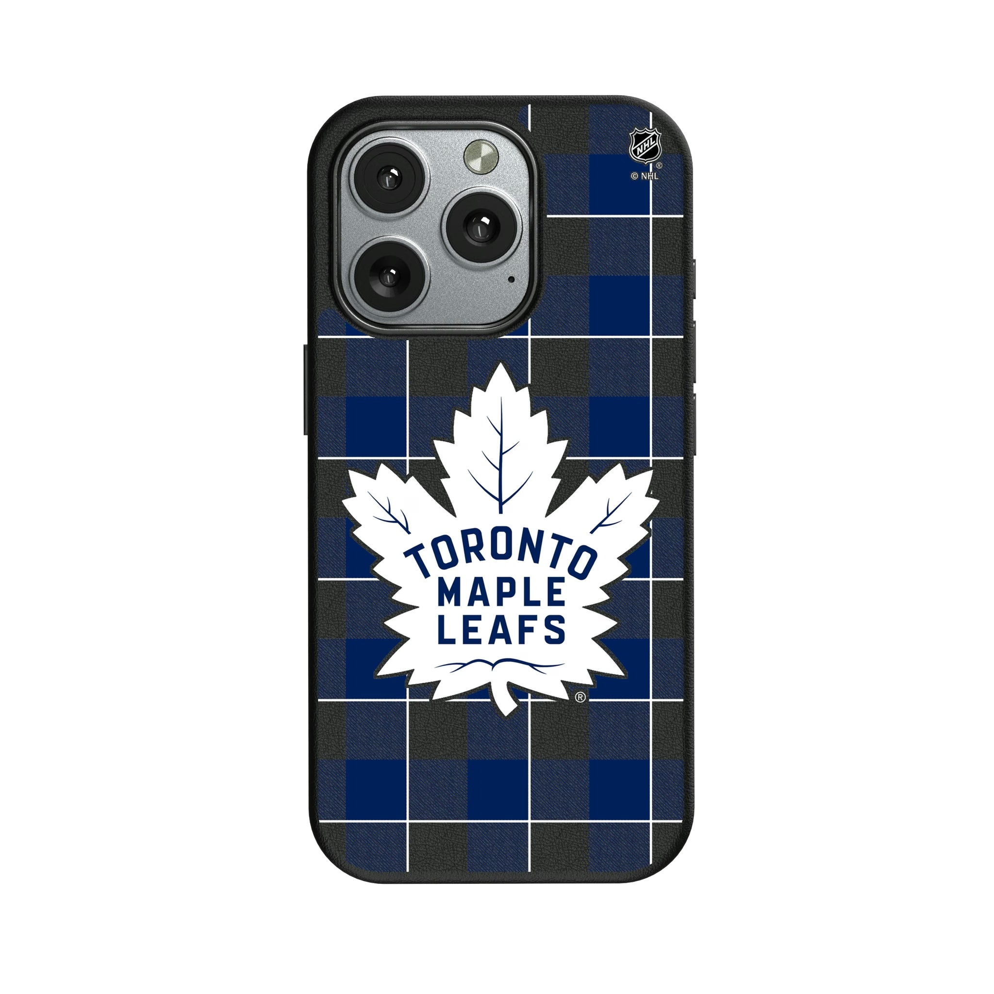 Toronto Maple Leafs Plaid iPhone MagSafe Compatible Phone Case for Apple iPhone