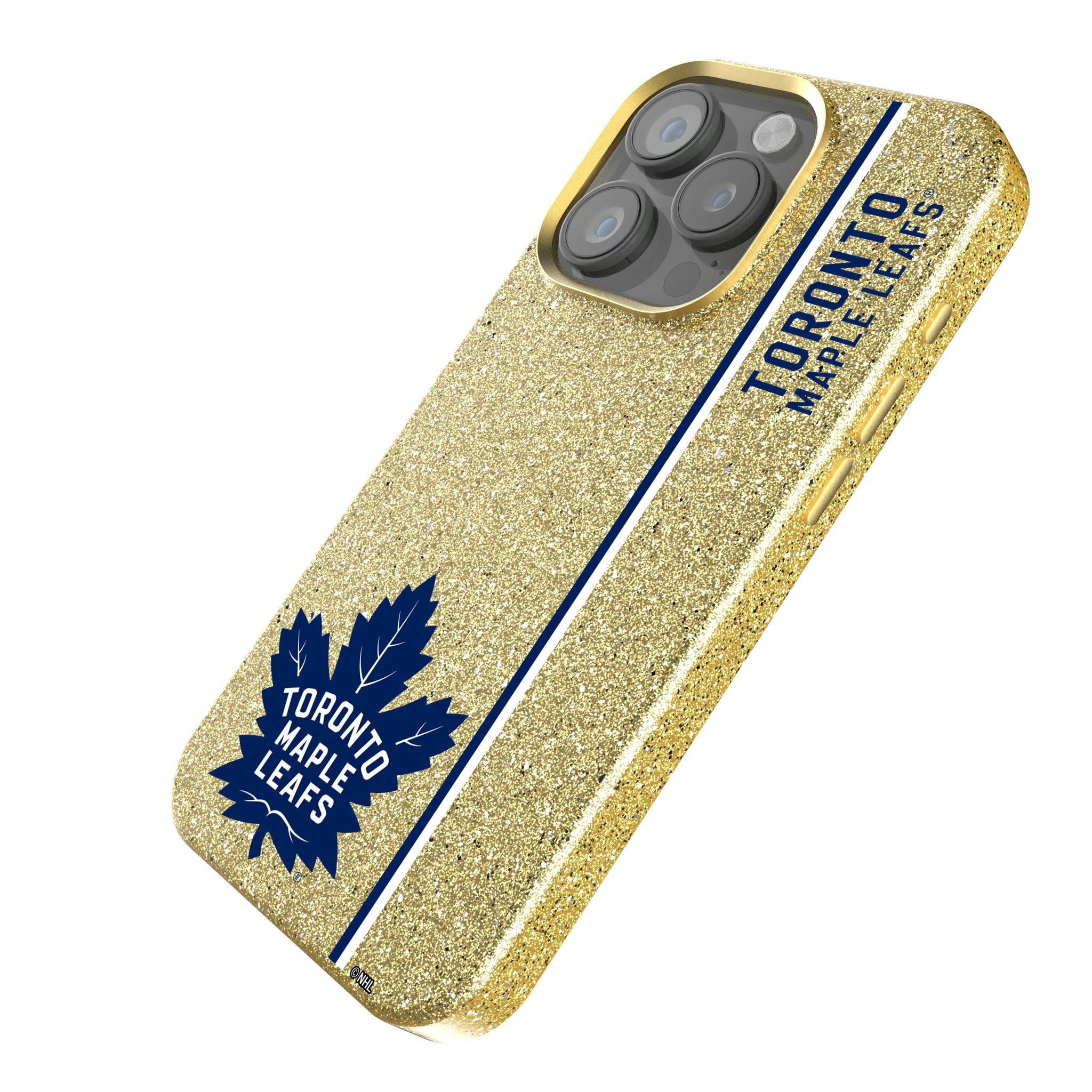 Toronto Maple Leafs Sidebar iPhone Bling Phone Case for Apple iPhone - Isometric View