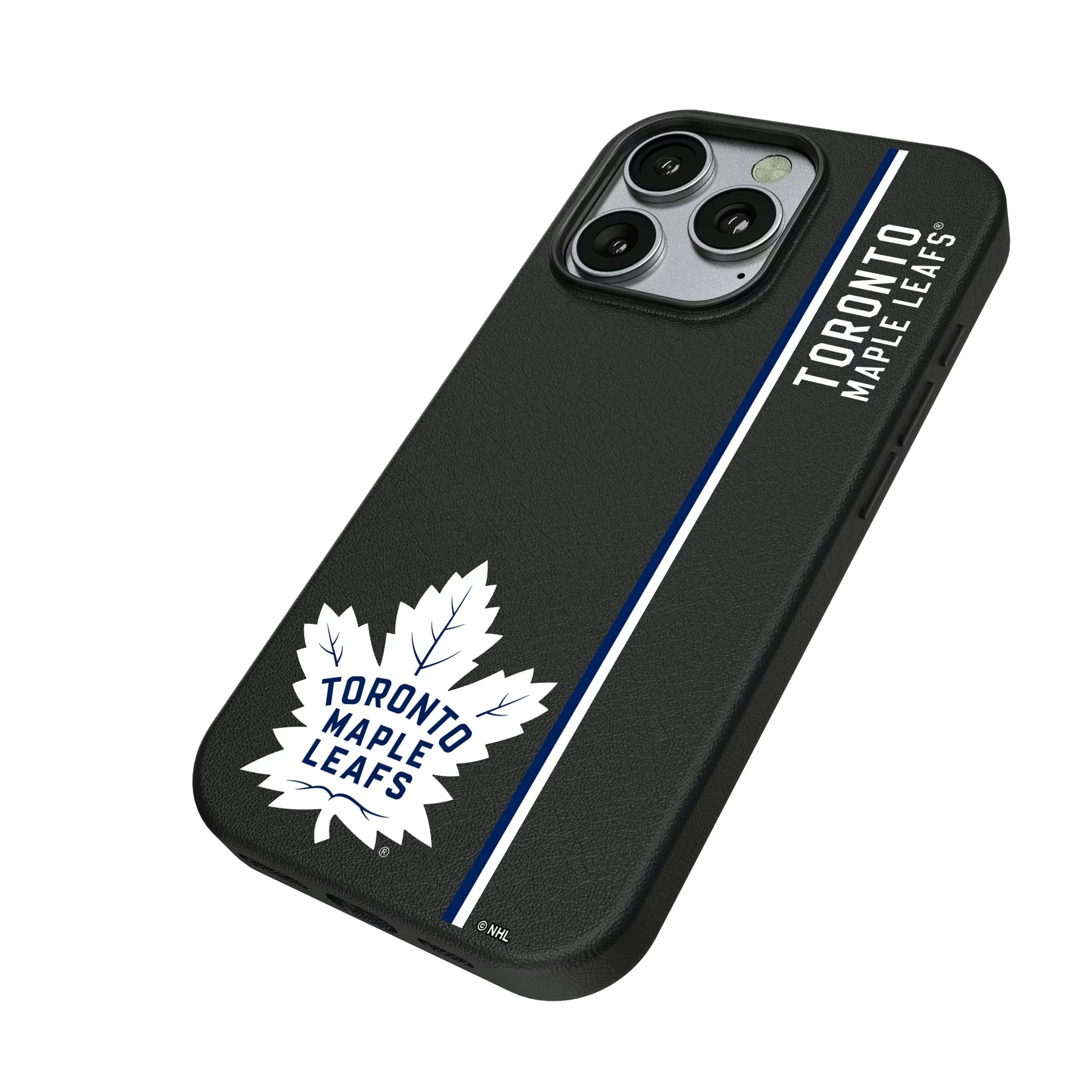 Toronto Maple Leafs Sidebar iPhone MagSafe Compatible Phone Case for Apple iPhone - Isometric View