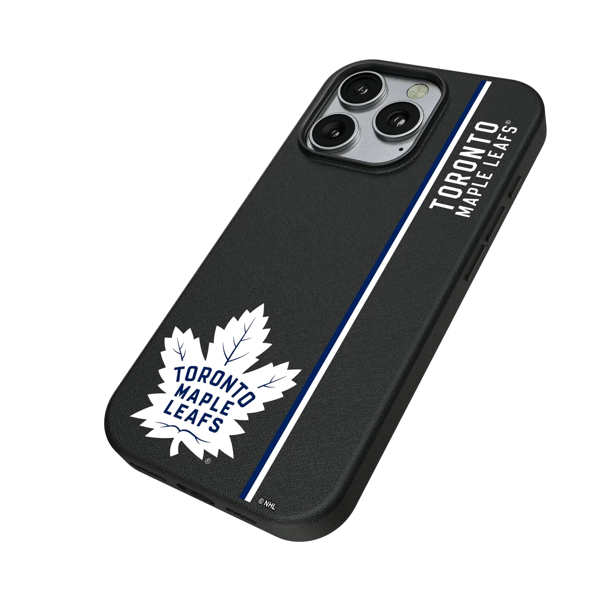 Toronto Maple Leafs Sidebar iPhone MagSafe Compatible Phone Case for Apple iPhone - Isometric View