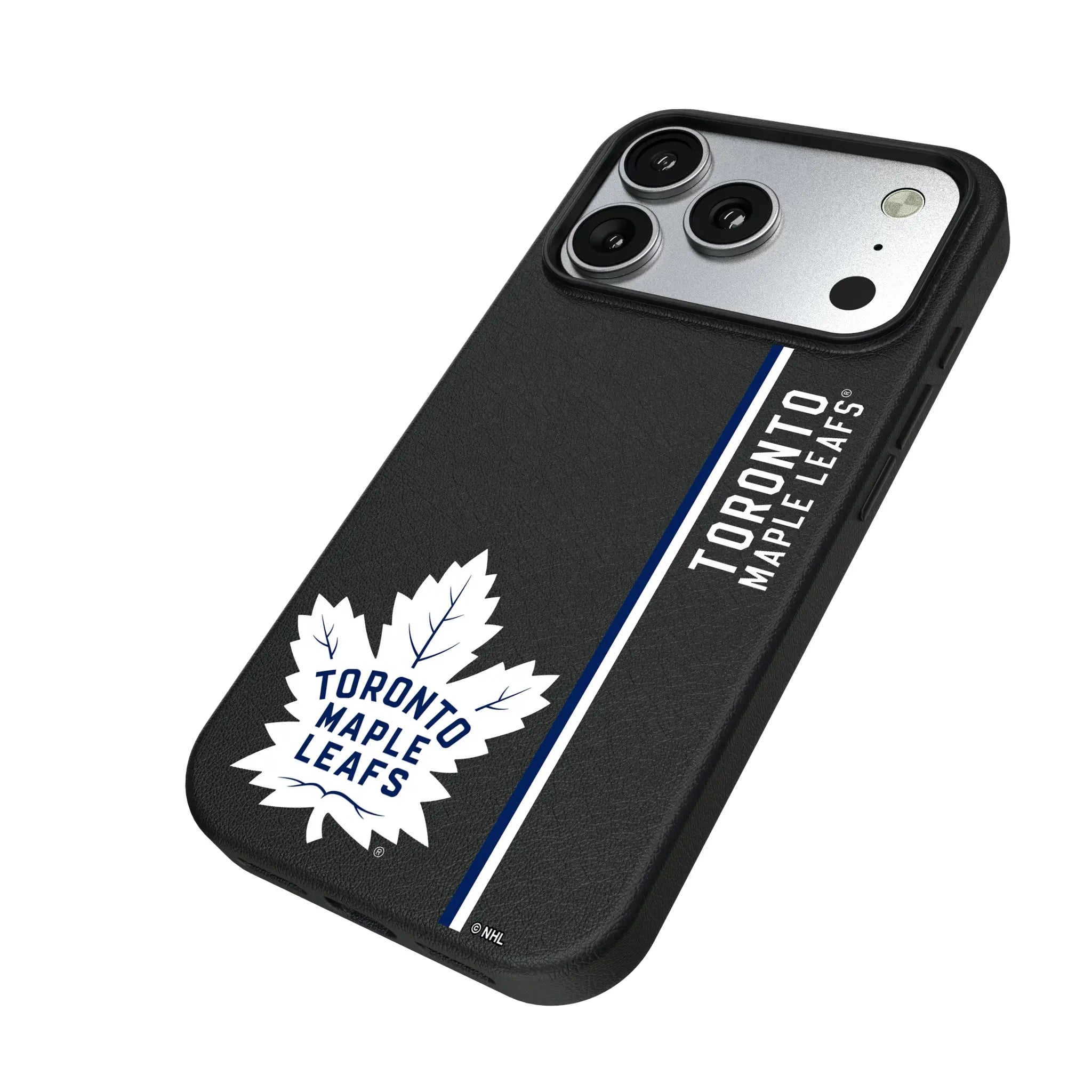 Toronto Maple Leafs Sidebar iPhone MagSafe Compatible Phone Case for Apple iPhone - Isometric View#Device_iPhone 17 Pro