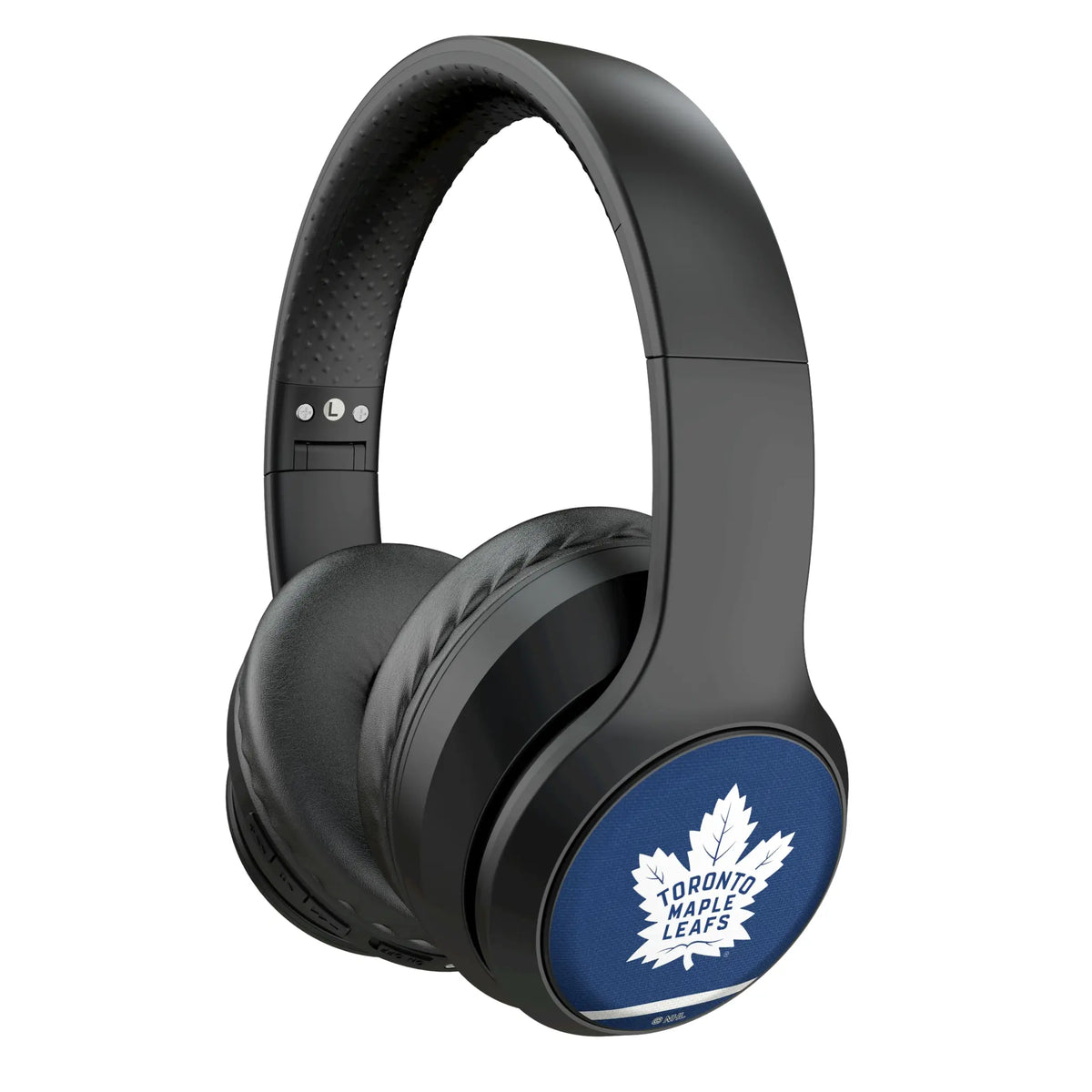 Toronto Maple Leafs Stripe Wireless Over-Ear Headphones With Case