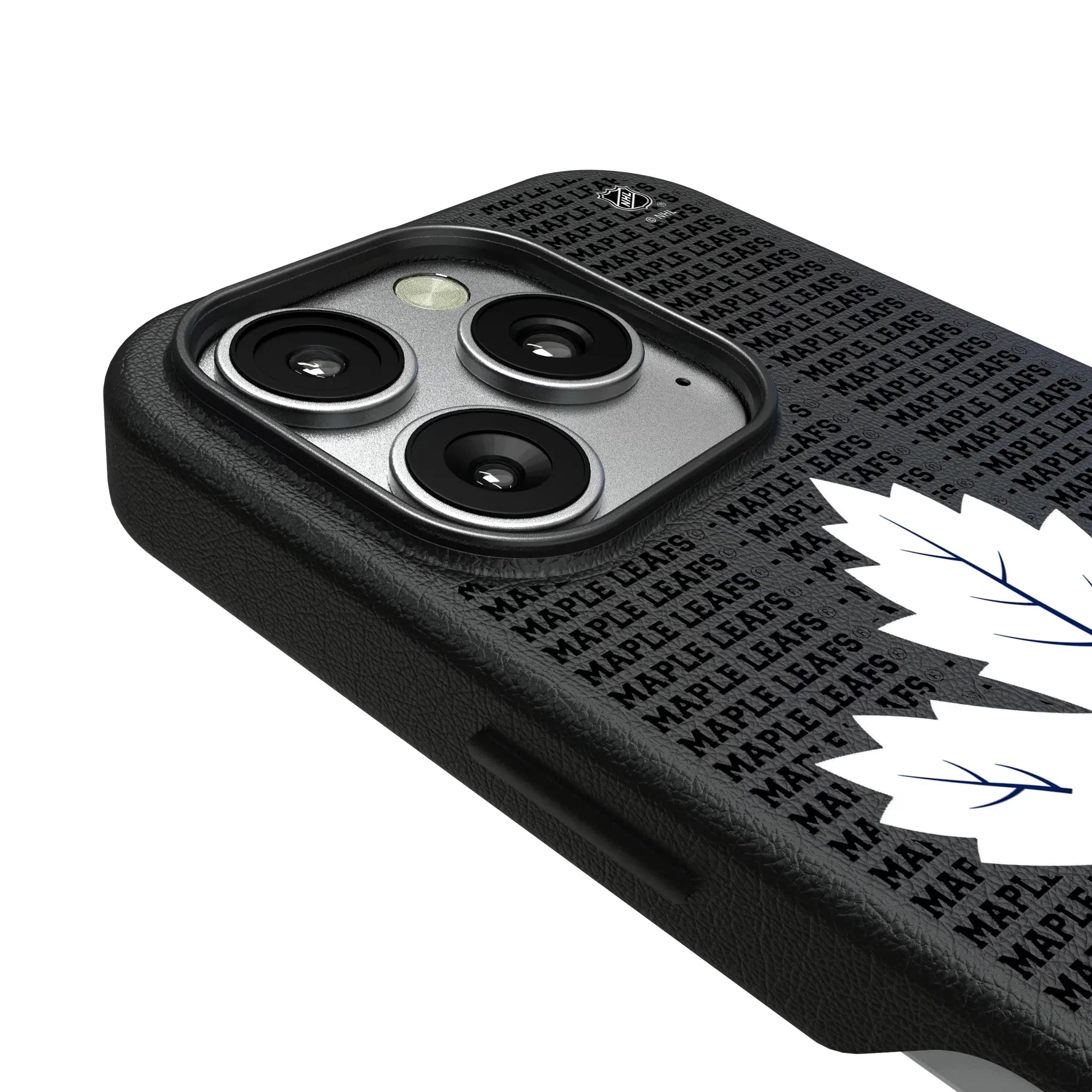 Toronto Maple Leafs Text Backdrop iPhone MagSafe Compatible Phone Case for Apple iPhone - Detail