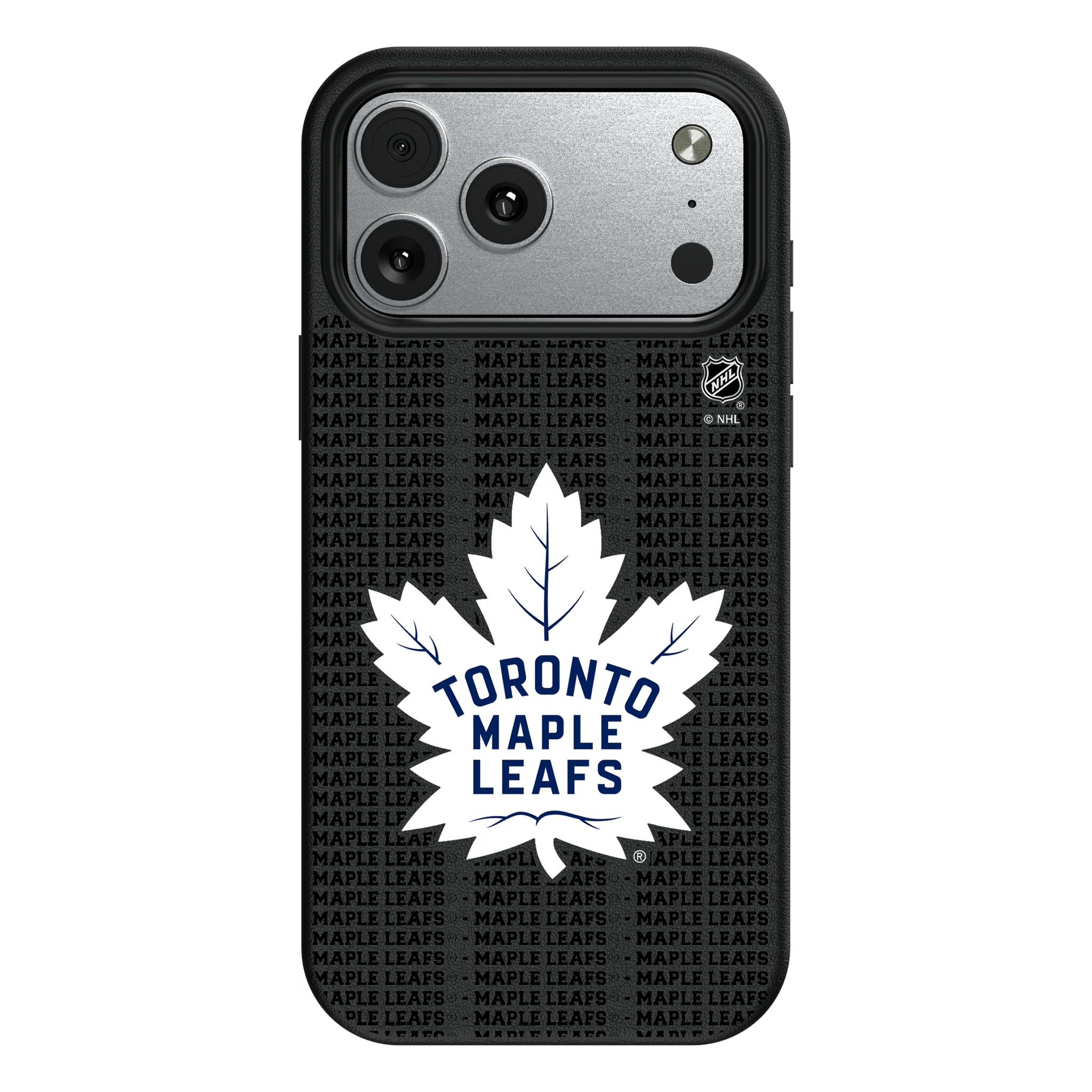 Toronto Maple Leafs Text Backdrop iPhone MagSafe Compatible Phone Case for Apple iPhone#Device_iPhone 17 Pro Max