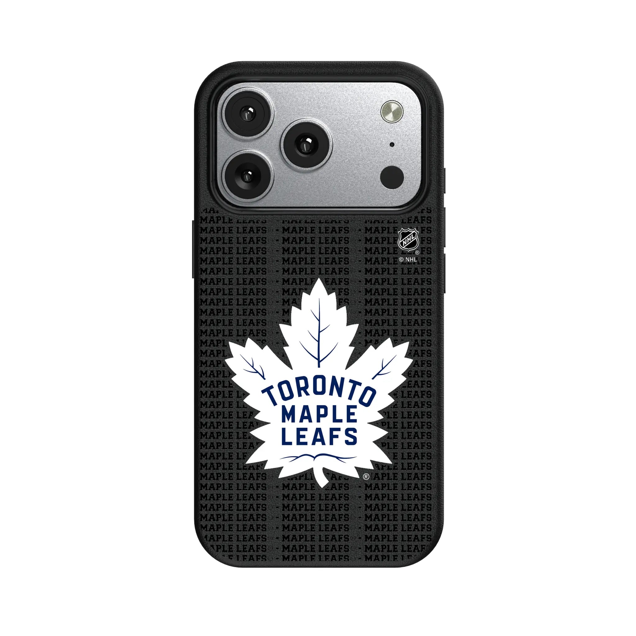 Toronto Maple Leafs Text Backdrop iPhone MagSafe Compatible Phone Case for Apple iPhone#Device_iPhone 17 Pro