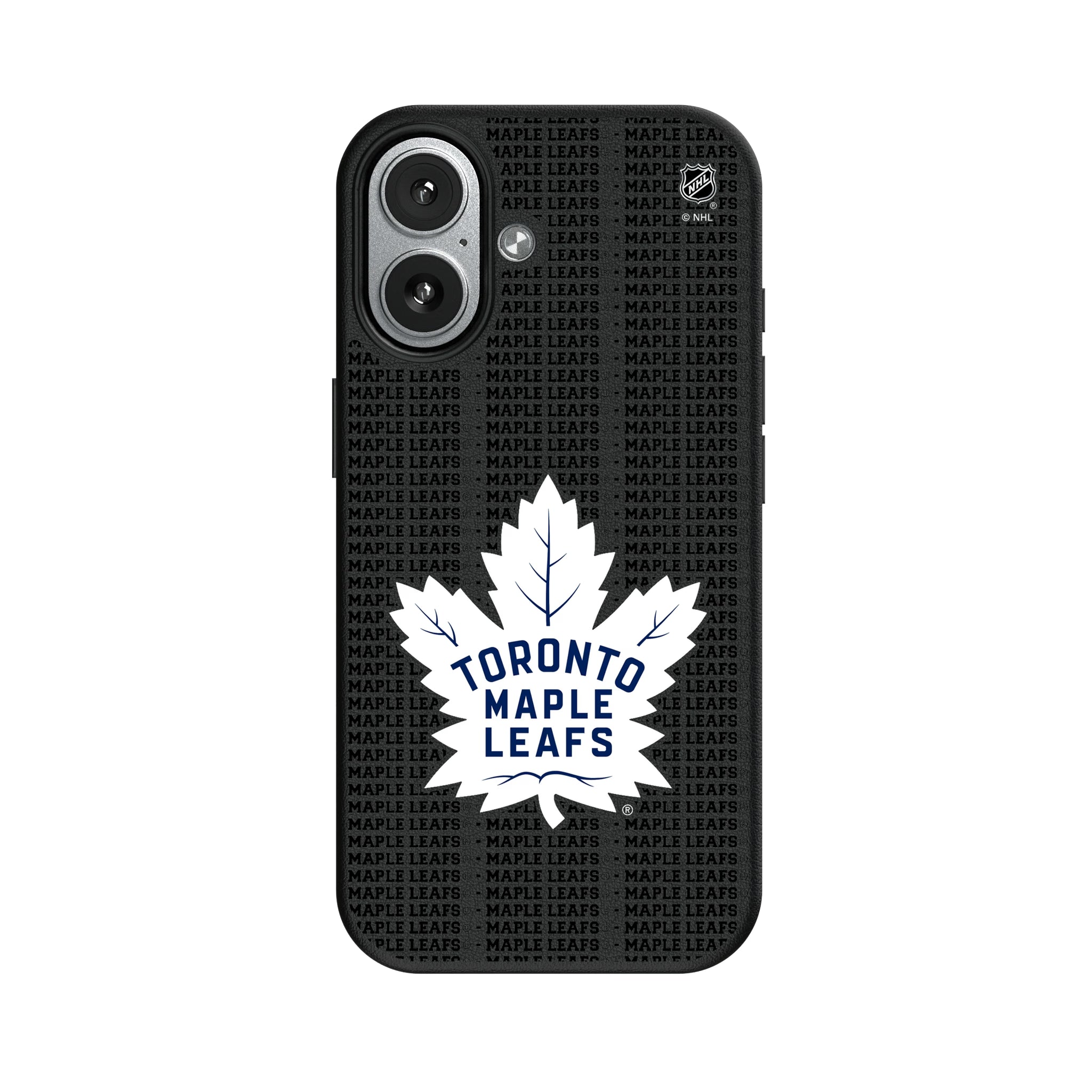 Toronto Maple Leafs Text Backdrop iPhone MagSafe Compatible Phone Case for Apple iPhone#Device_iPhone 17