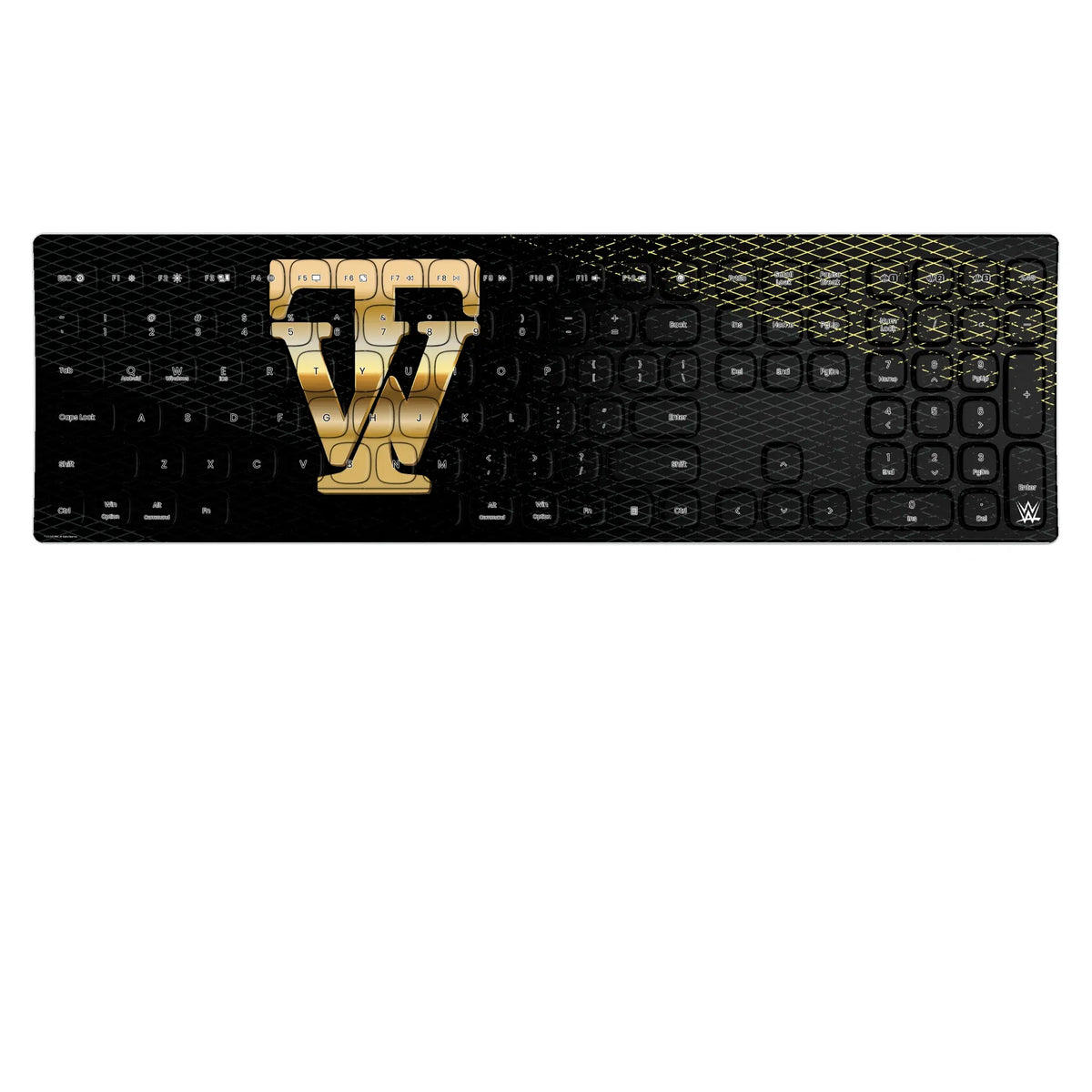 Trick Williams Steel KKB605 Curved Wireless Keyboard