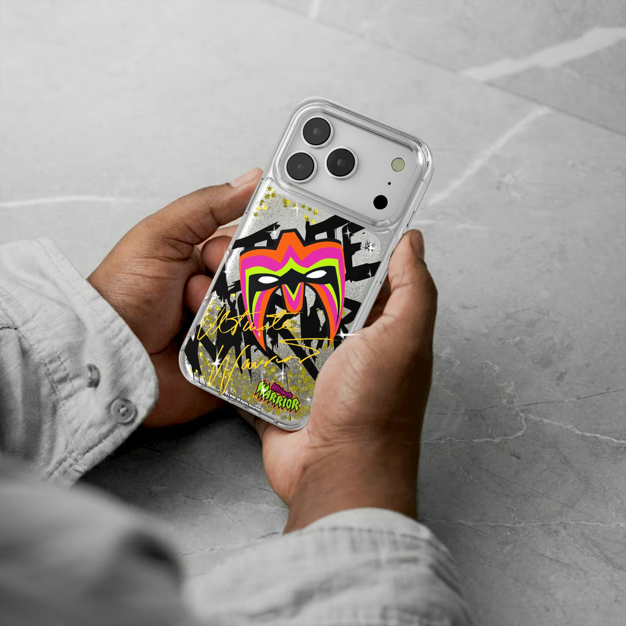 Ultimate Warrior Impact iPhone Glitter Phone Case for Apple iPhone - Lifestyle