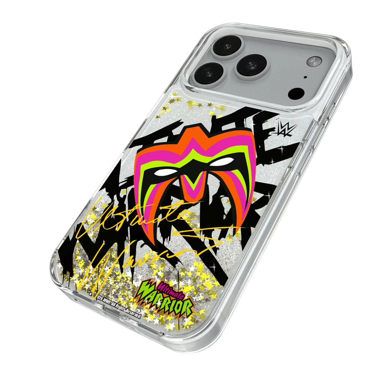 Ultimate Warrior Impact iPhone Glitter Phone Case for Apple iPhone - Isometric View#Device_iPhone 18 Pro