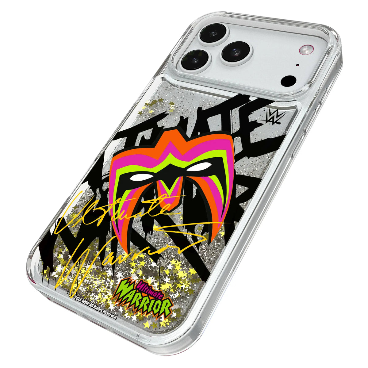 Ultimate Warrior Impact iPhone Glitter Phone Case for Apple iPhone - Isometric View#Device_iPhone 18 Pro Max