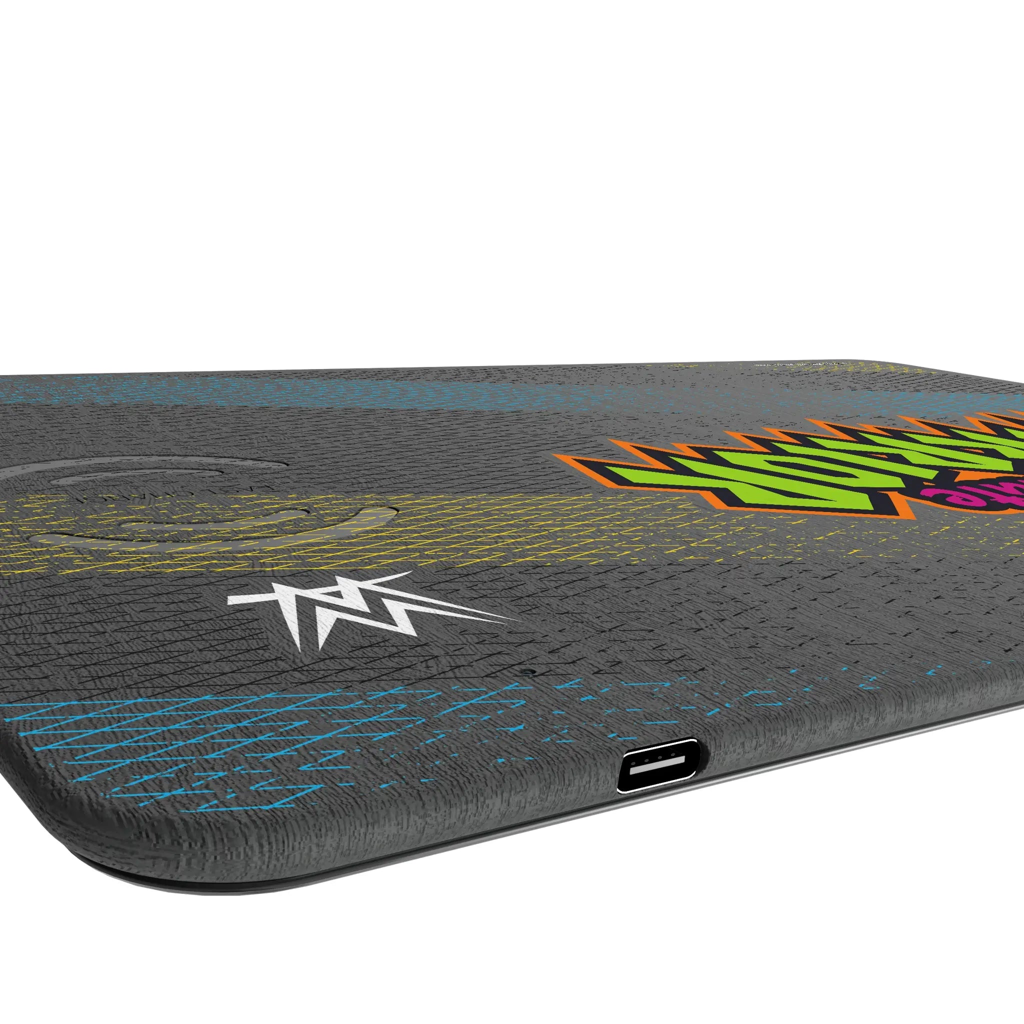 Ultimate Warrior Steel 15-Watt Wireless Charger and Mouse Pad