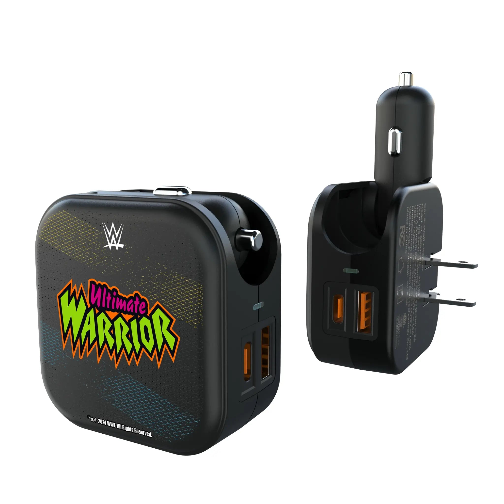 Ultimate Warrior Steel 2 in 1 USB A/C Charger