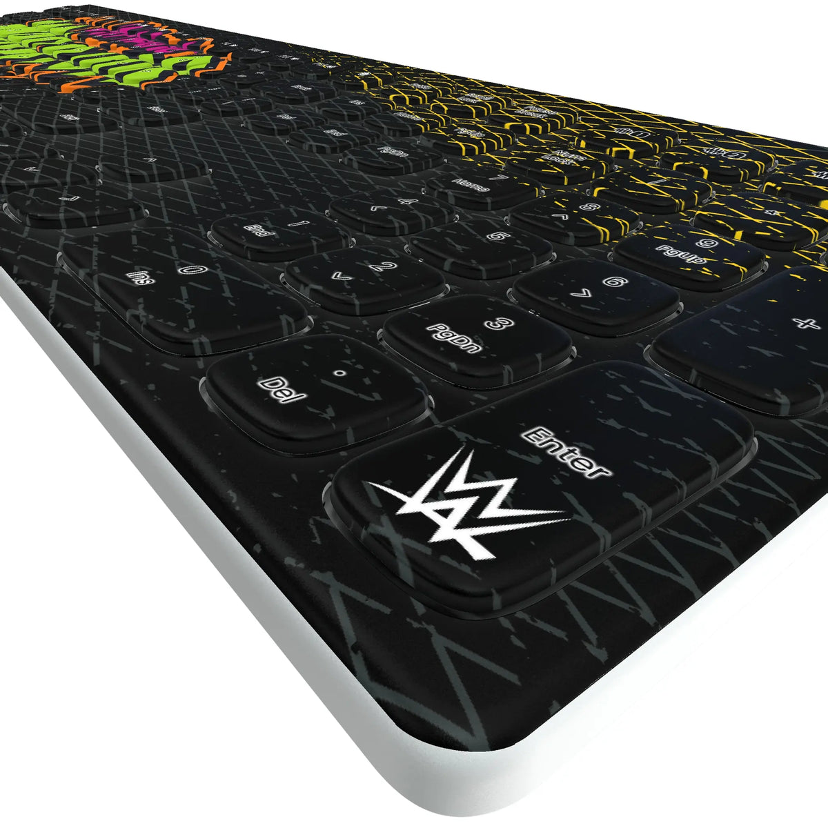 Ultimate Warrior Steel KKB605 Curved Wireless Keyboard - Detail