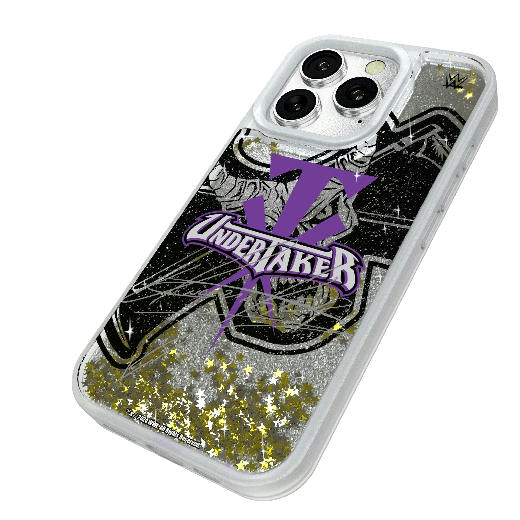 Undertaker Impact iPhone Glitter Phone Case for Apple iPhone - Isometric View#Device_iPhone 16 Pro