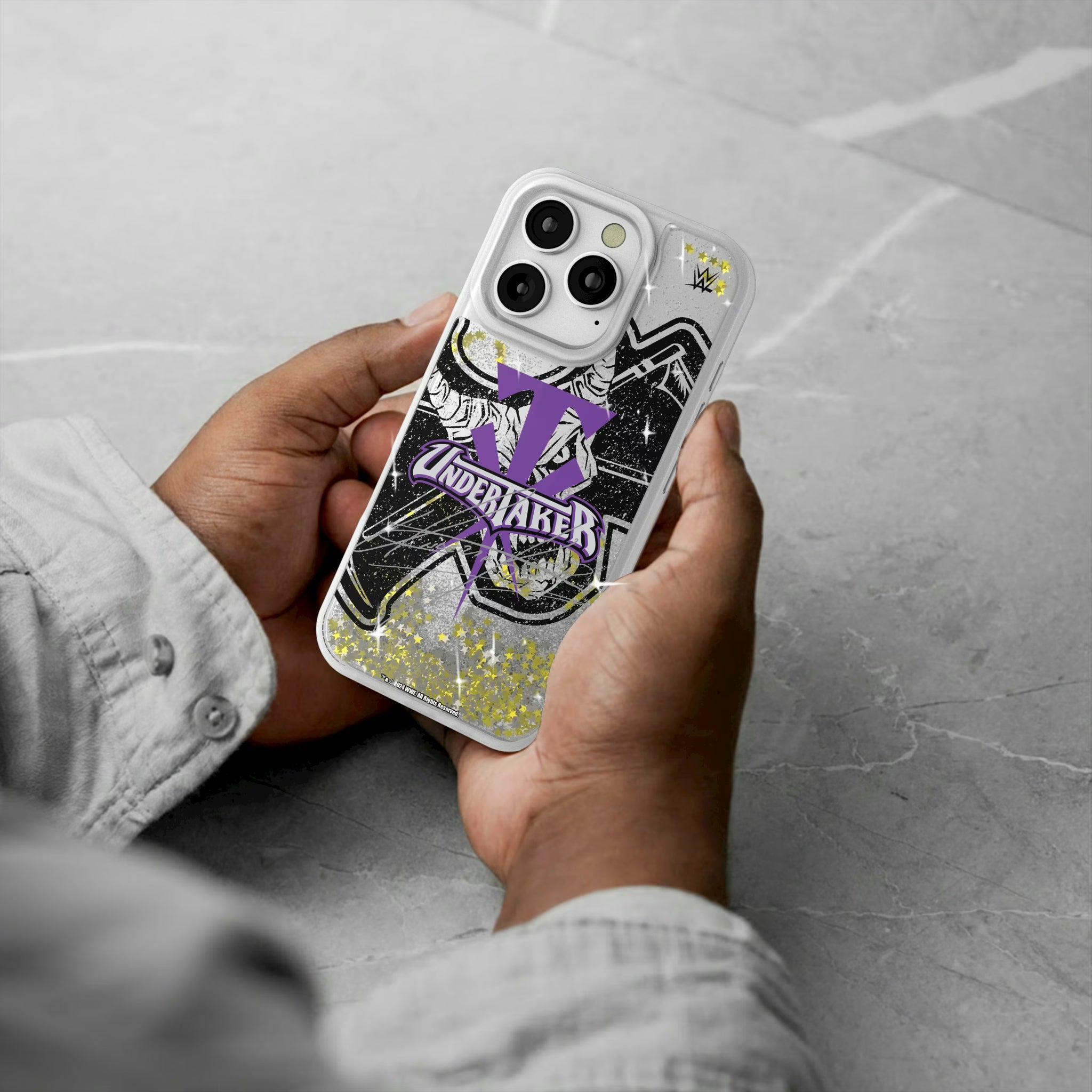 Undertaker Impact iPhone Glitter Phone Case for Apple iPhone - Lifestyle#Device_iPhone 16 Pro