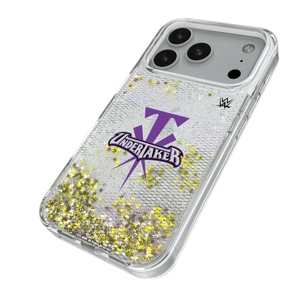 Undertaker Steel iPhone Glitter Phone Case for Apple iPhone - Isometric View#Device_iPhone 18 Pro