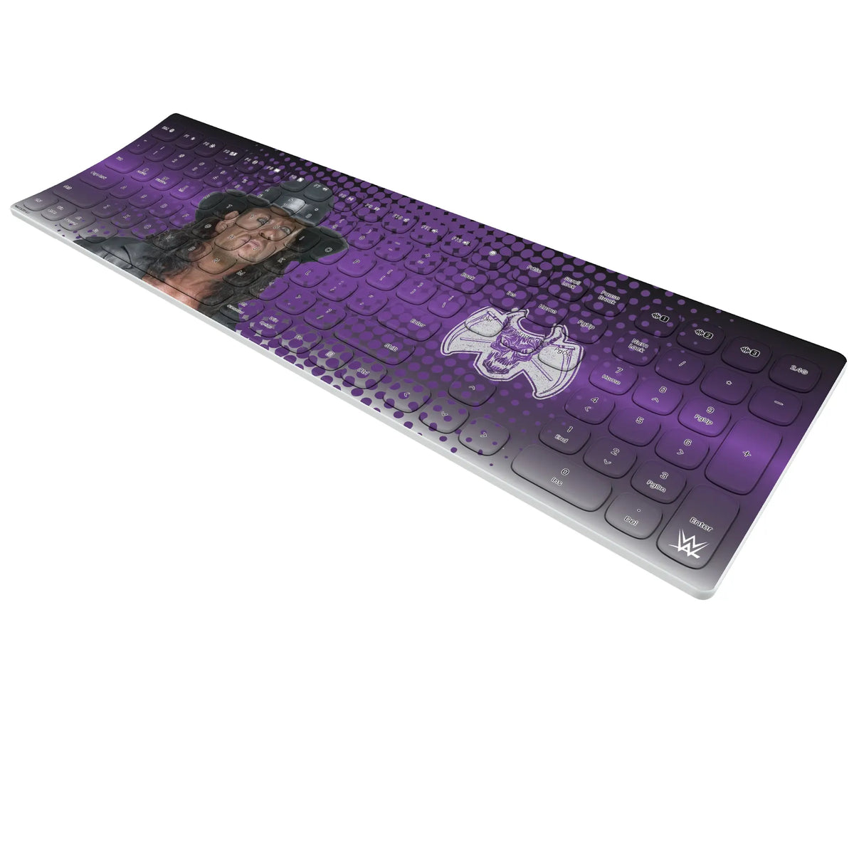Undertaker Superstar KKB605 Curved Wireless Keyboard - Isometric View
