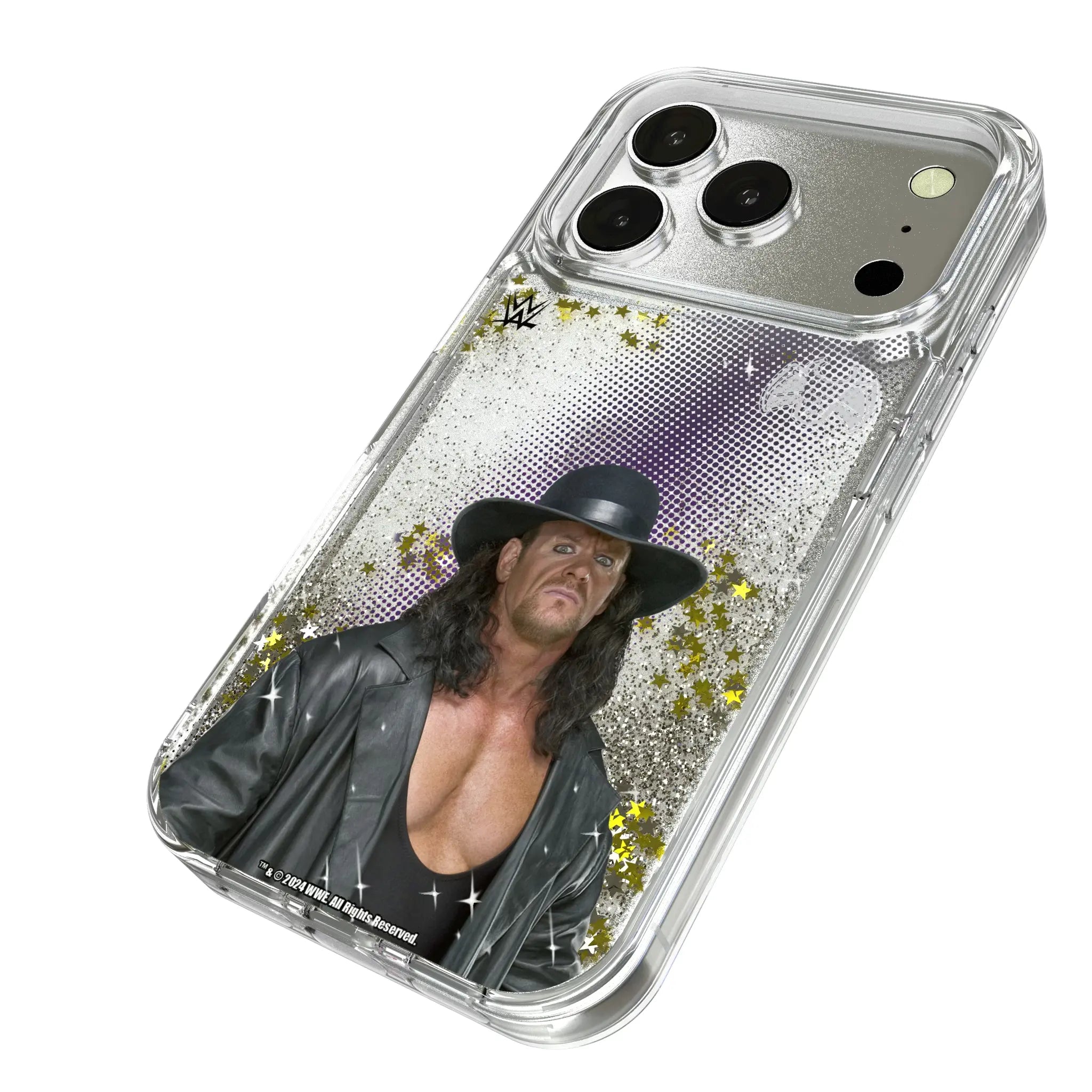 Undertaker Superstar iPhone Glitter Phone Case for Apple iPhone - Isometric View