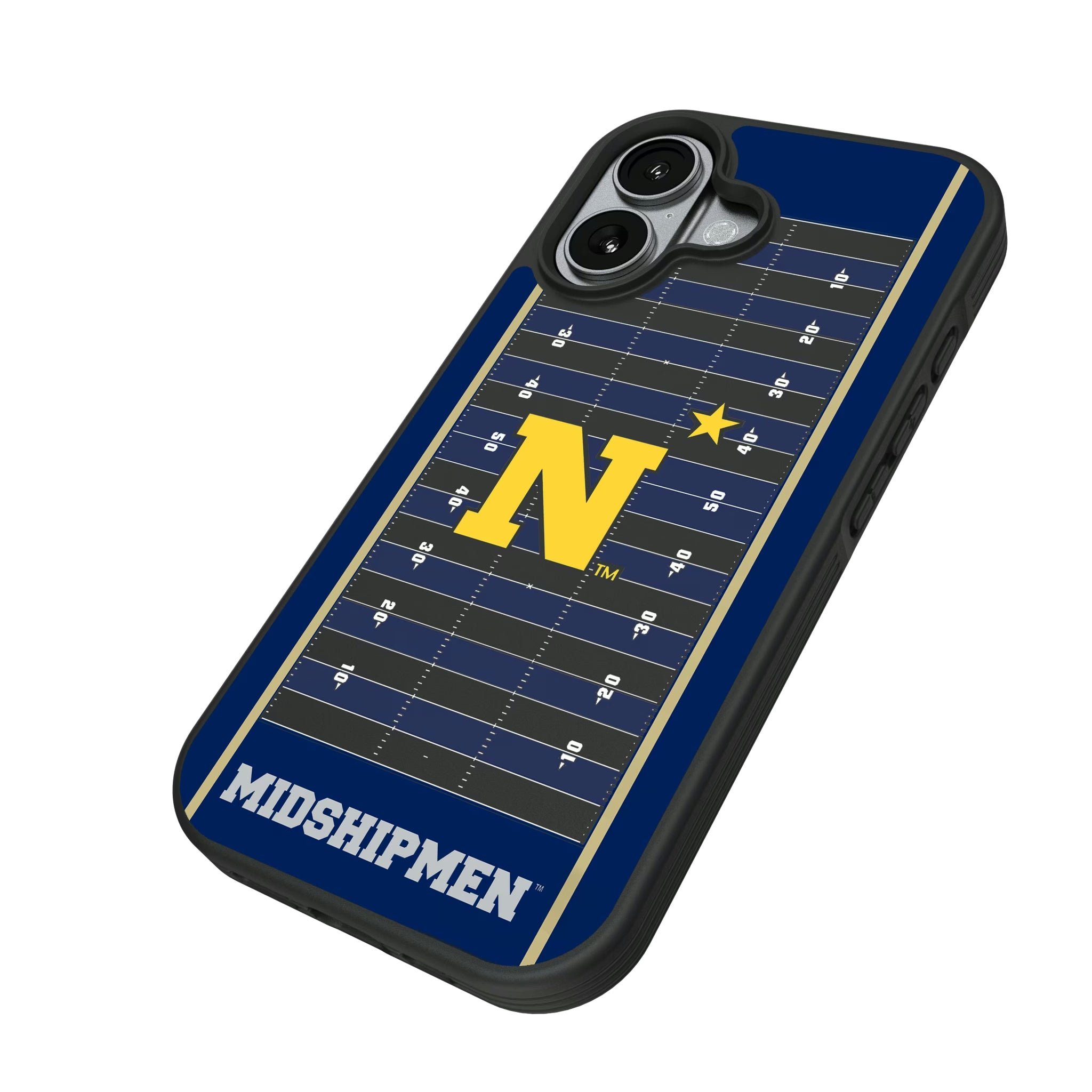 United State Naval Academy Midshipmen Field iPhone Bump Phone Case for Apple iPhone - Isometric View#Device_iPhone 17