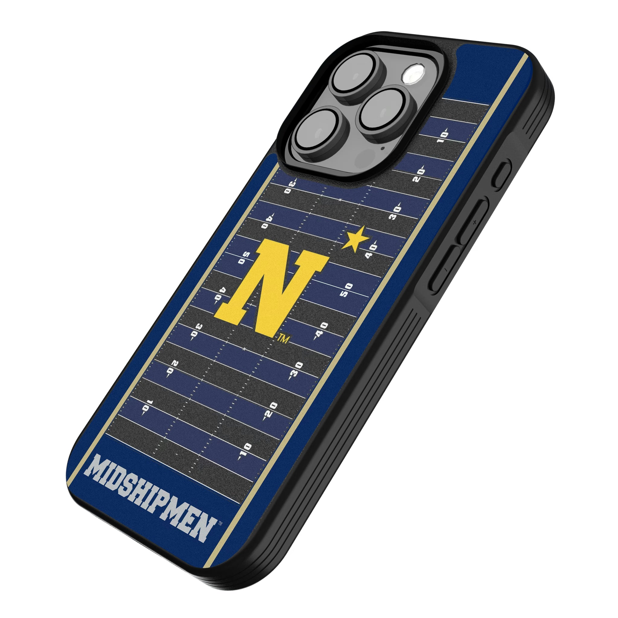 United State Naval Academy Midshipmen Field iPhone Bump Phone Case for Apple iPhone - Isometric View