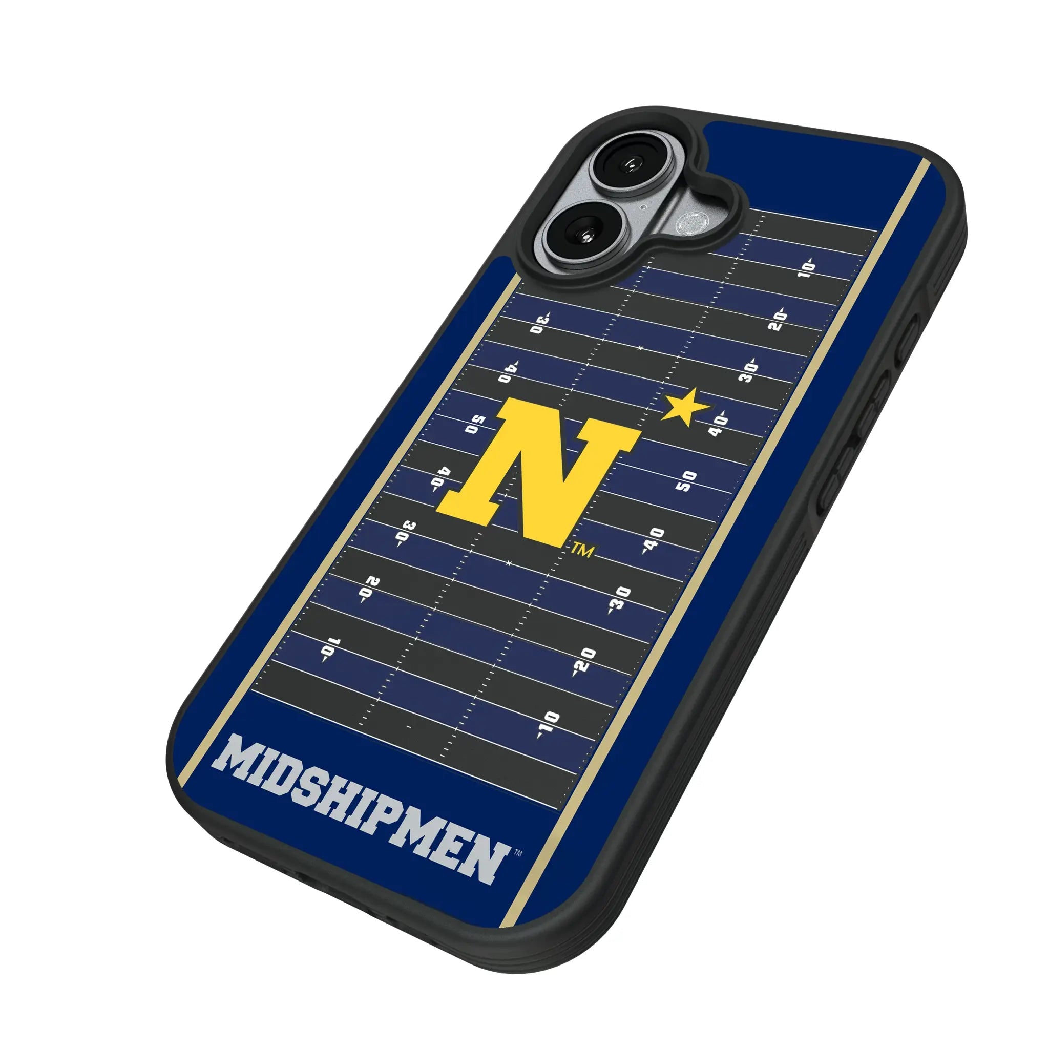 United State Naval Academy Midshipmen Field iPhone Bump Phone Case for Apple iPhone - Isometric View#Device_iPhone 17