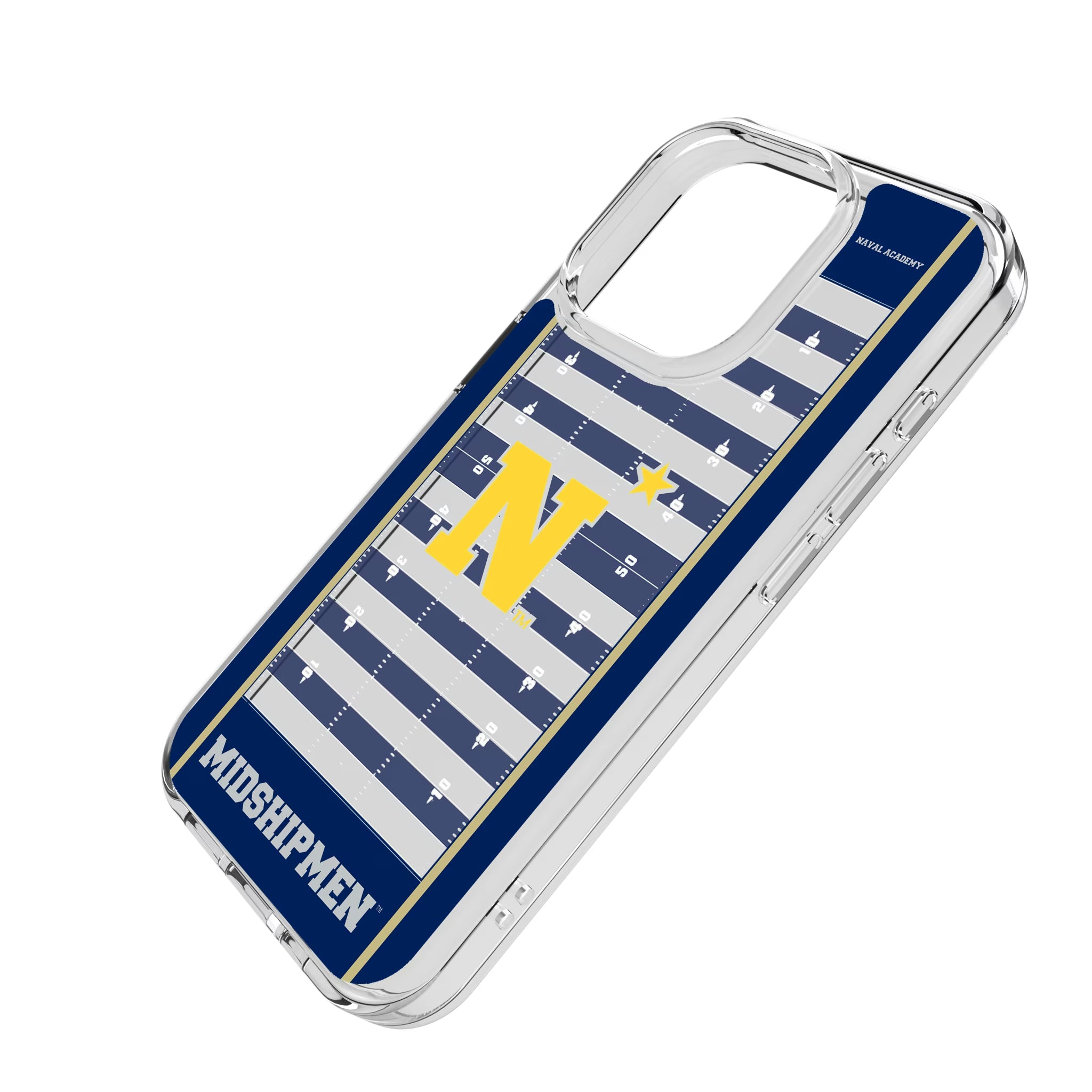 United State Naval Academy Midshipmen Field iPhone Clear Phone Case for Apple iPhone - Isometric View