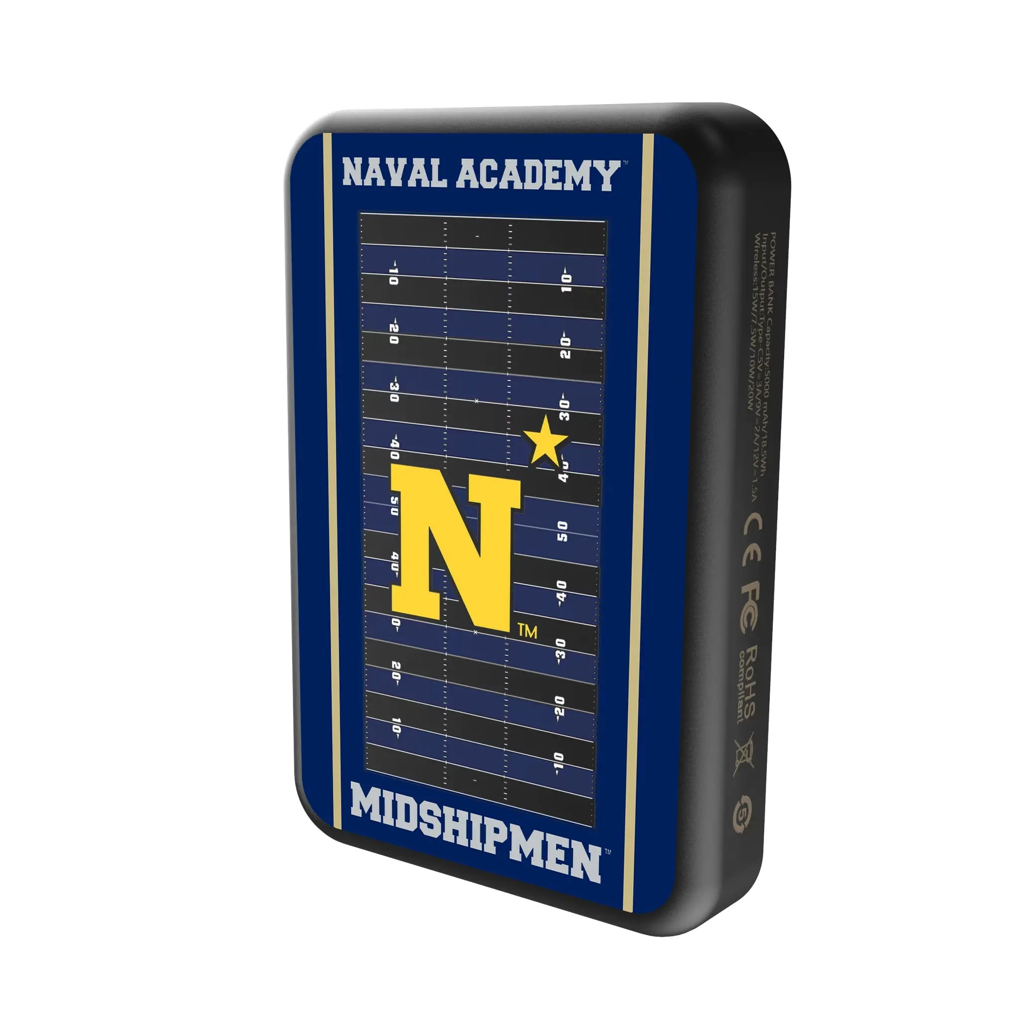 United State Naval Academy Midshipmen Field Wireless Mag Power Bank