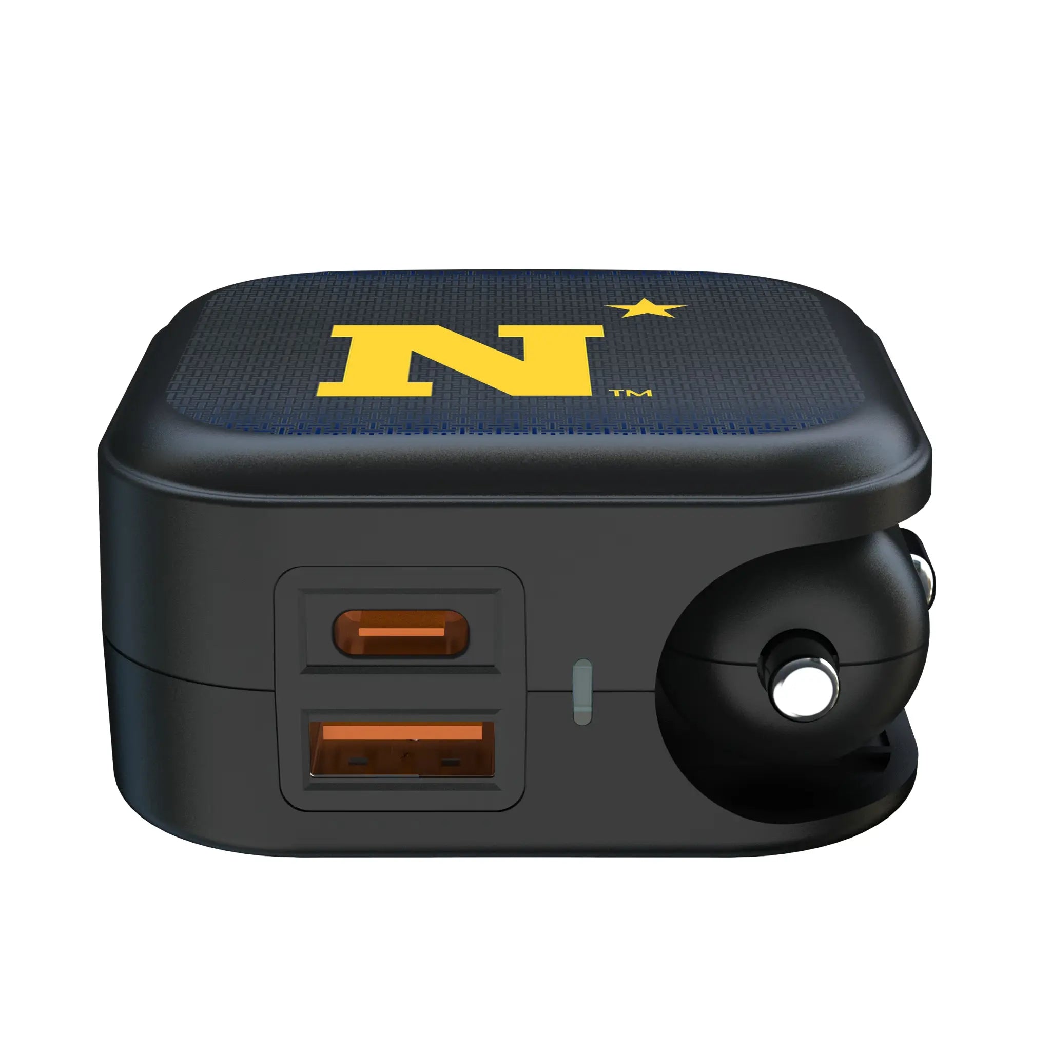 United State Naval Academy Midshipmen Linen 2 in 1 USB A/C Charger