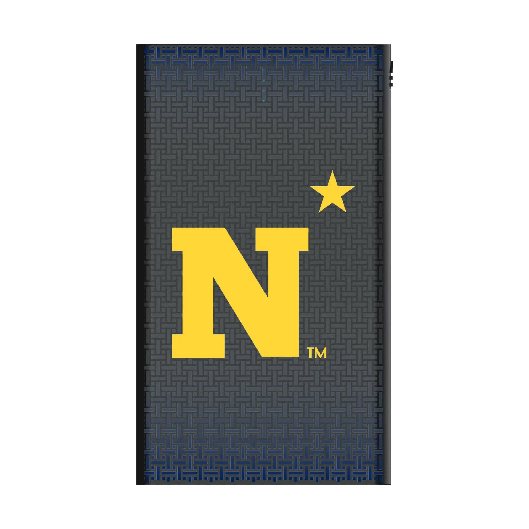 United State Naval Academy Midshipmen Linen 5000mAh Flat Power Bank