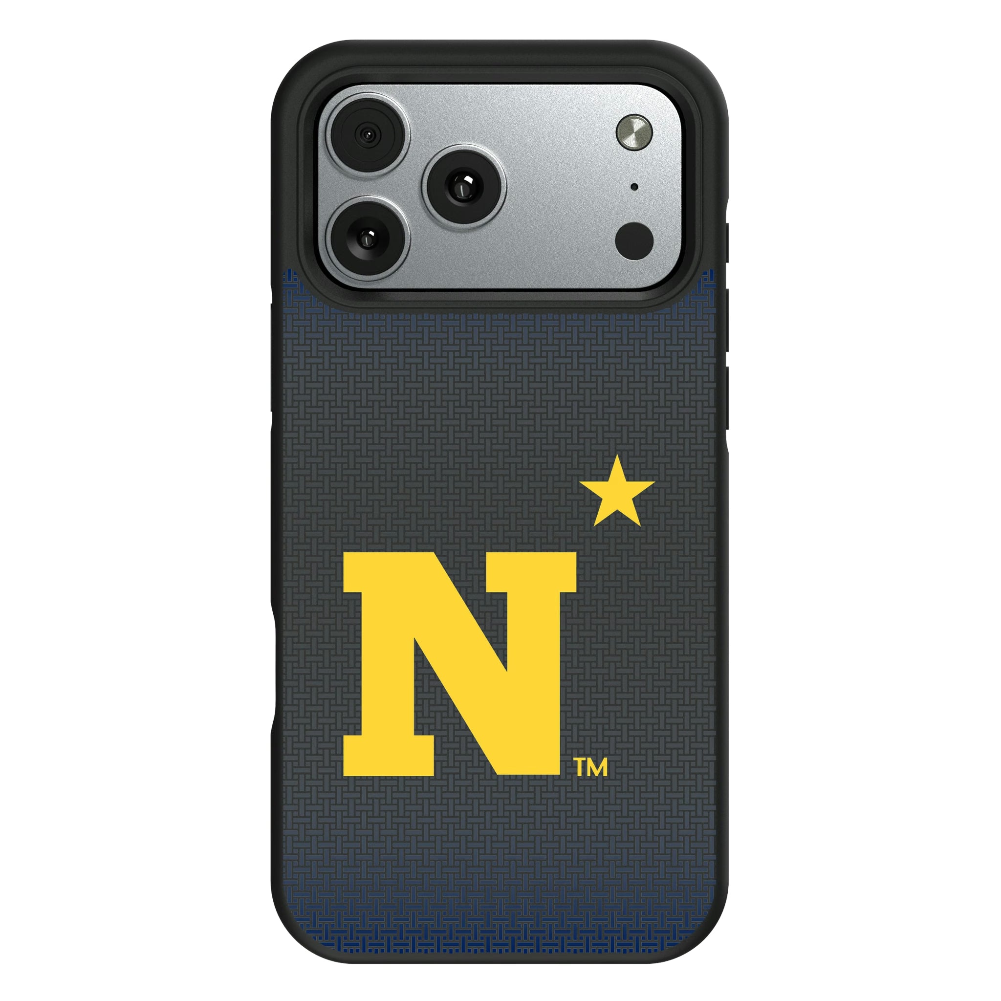 United State Naval Academy Midshipmen Linen iPhone Bump Phone Case for Apple iPhone#Device_iPhone 17 Pro Max