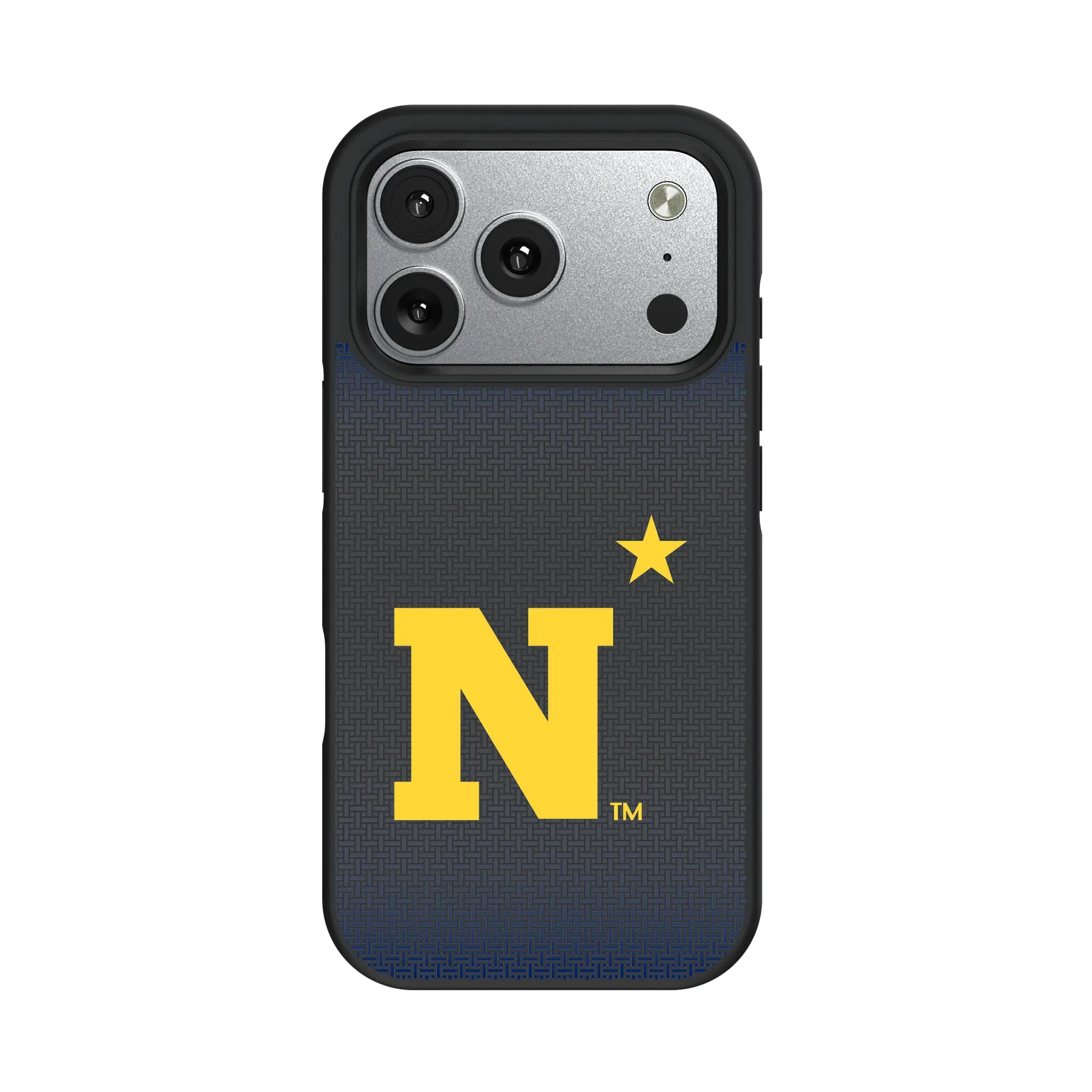 United State Naval Academy Midshipmen Linen iPhone Bump Phone Case for Apple iPhone#Device_iPhone 17 Pro