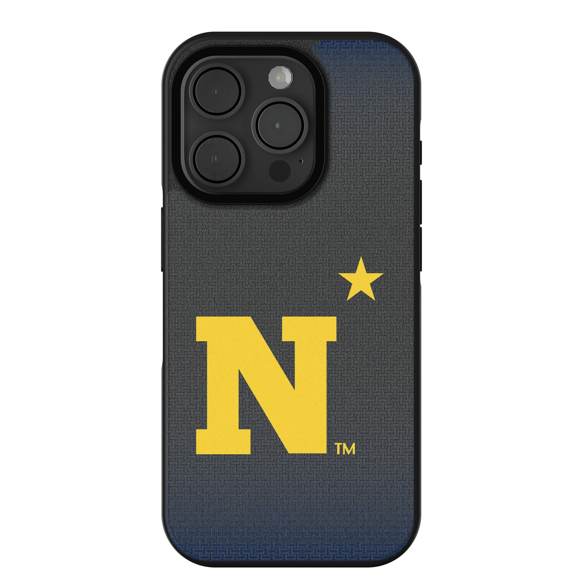 United State Naval Academy Midshipmen Linen iPhone Bump Phone Case for Apple iPhone