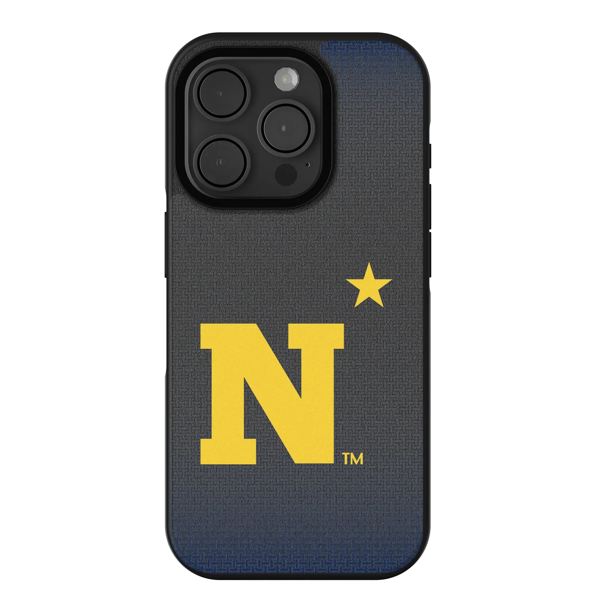United State Naval Academy Midshipmen Linen iPhone Bump Phone Case for Apple iPhone