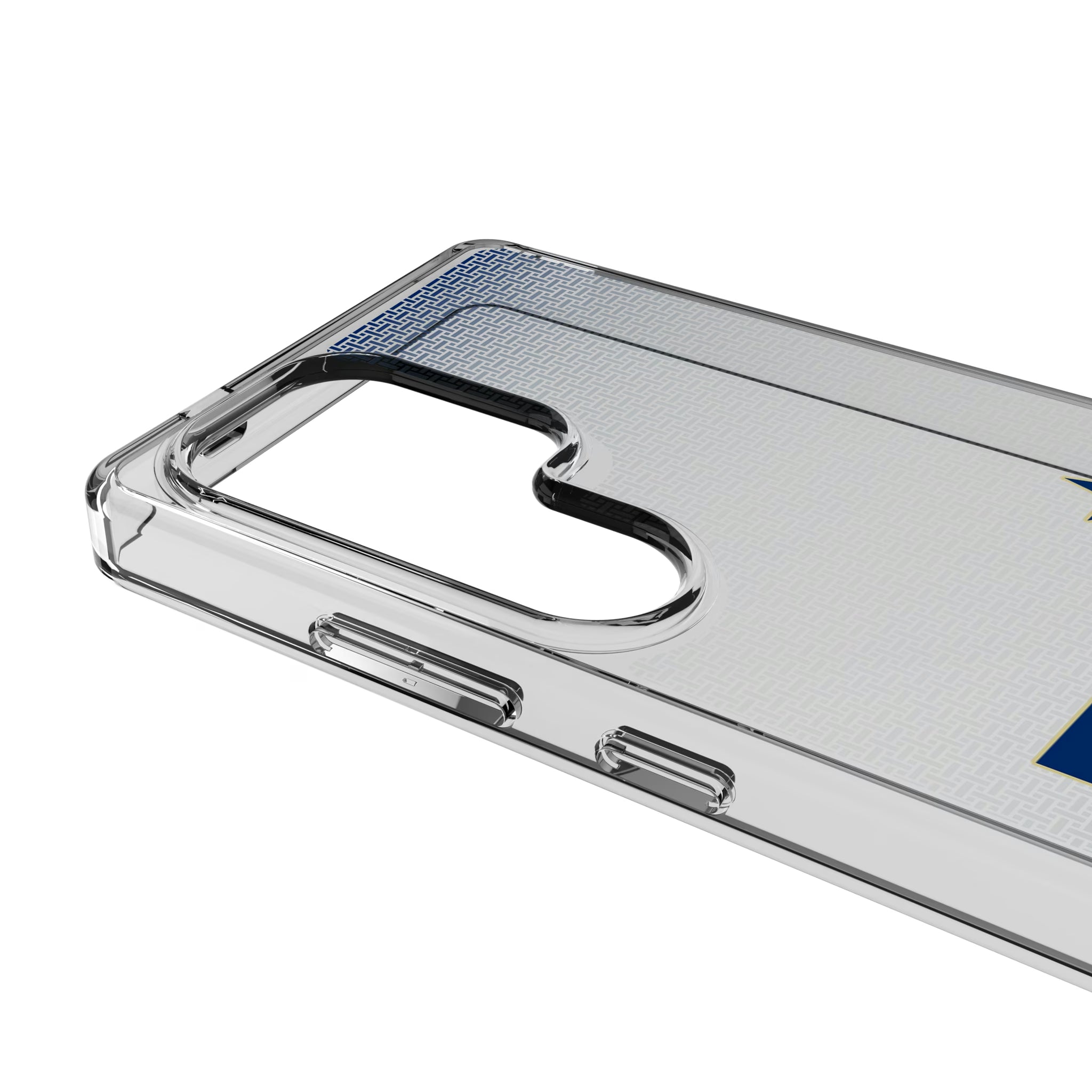 United State Naval Academy Midshipmen Linen Galaxy Clear Phone Case for Samsung Galaxy - Detail