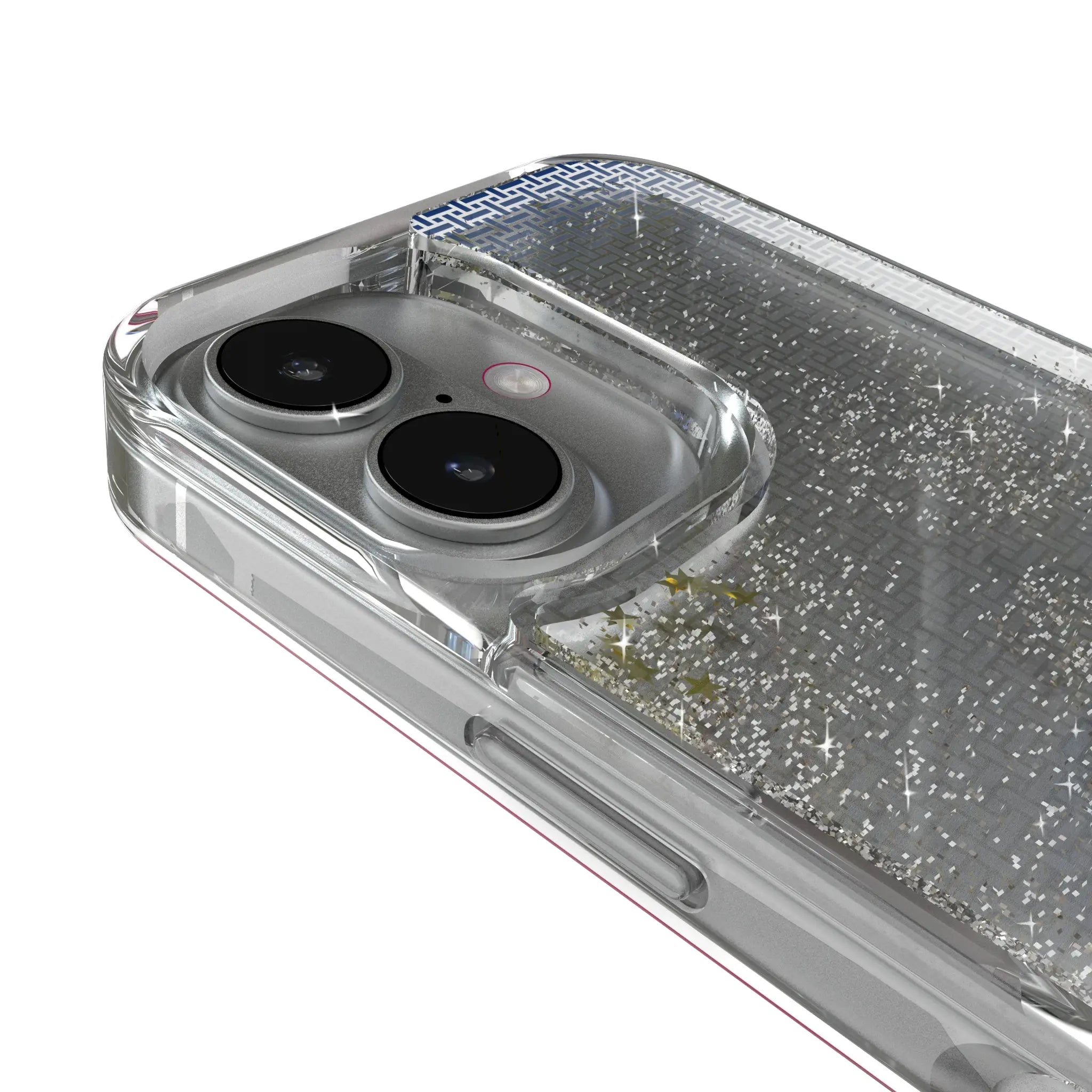 United State Naval Academy Midshipmen Linen iPhone Glitter Phone Case for Apple iPhone - Detail