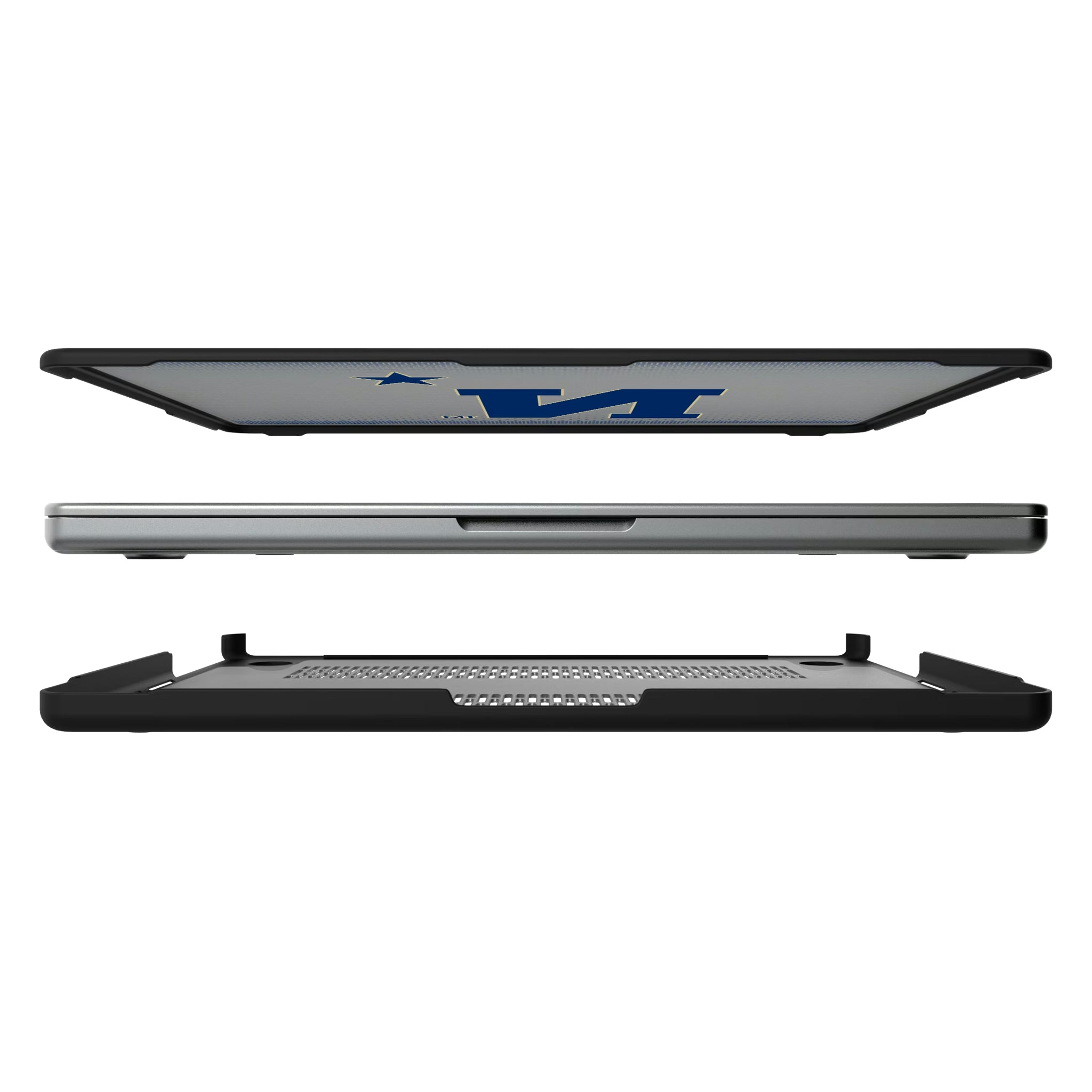 United State Naval Academy Midshipmen Linen MacBook Laptop Case for Apple MacBook#Device_MacBook Pro (14-inch, 2021) / MacBook Pro (14-inch, 2023) / MacBook Pro (14-inch, 2024)
