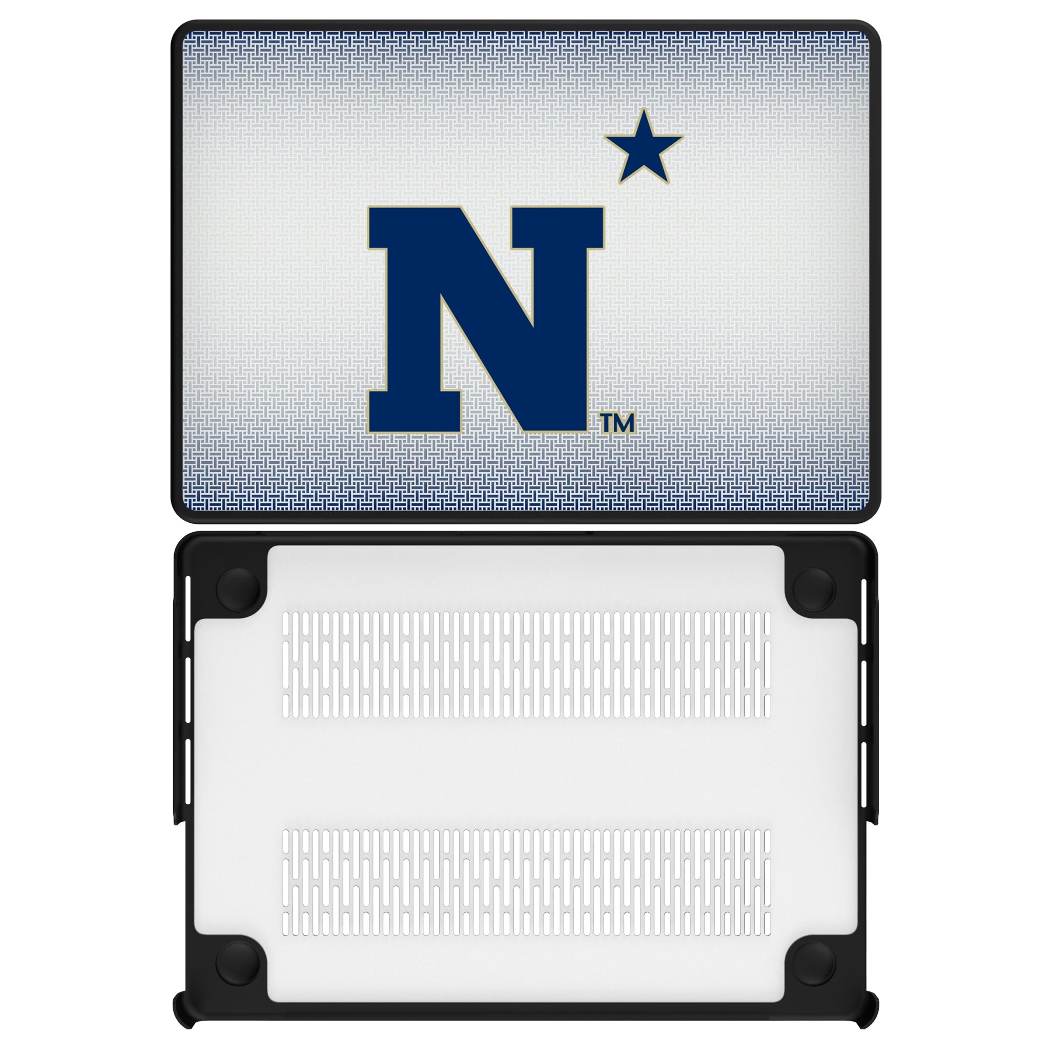 United State Naval Academy Midshipmen Linen MacBook Laptop Case for Apple MacBook#Device_MacBook Pro (14-inch, 2021) / MacBook Pro (14-inch, 2023) / MacBook Pro (14-inch, 2024)