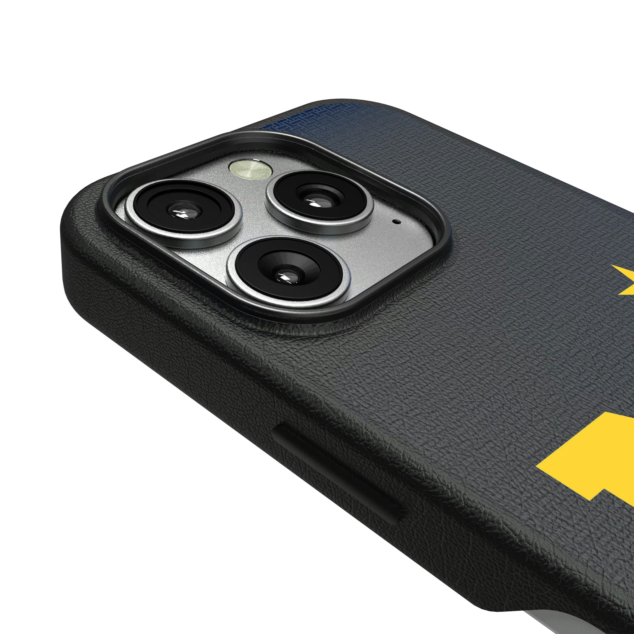 United State Naval Academy Midshipmen Linen iPhone MagSafe Compatible Phone Case for Apple iPhone - Detail