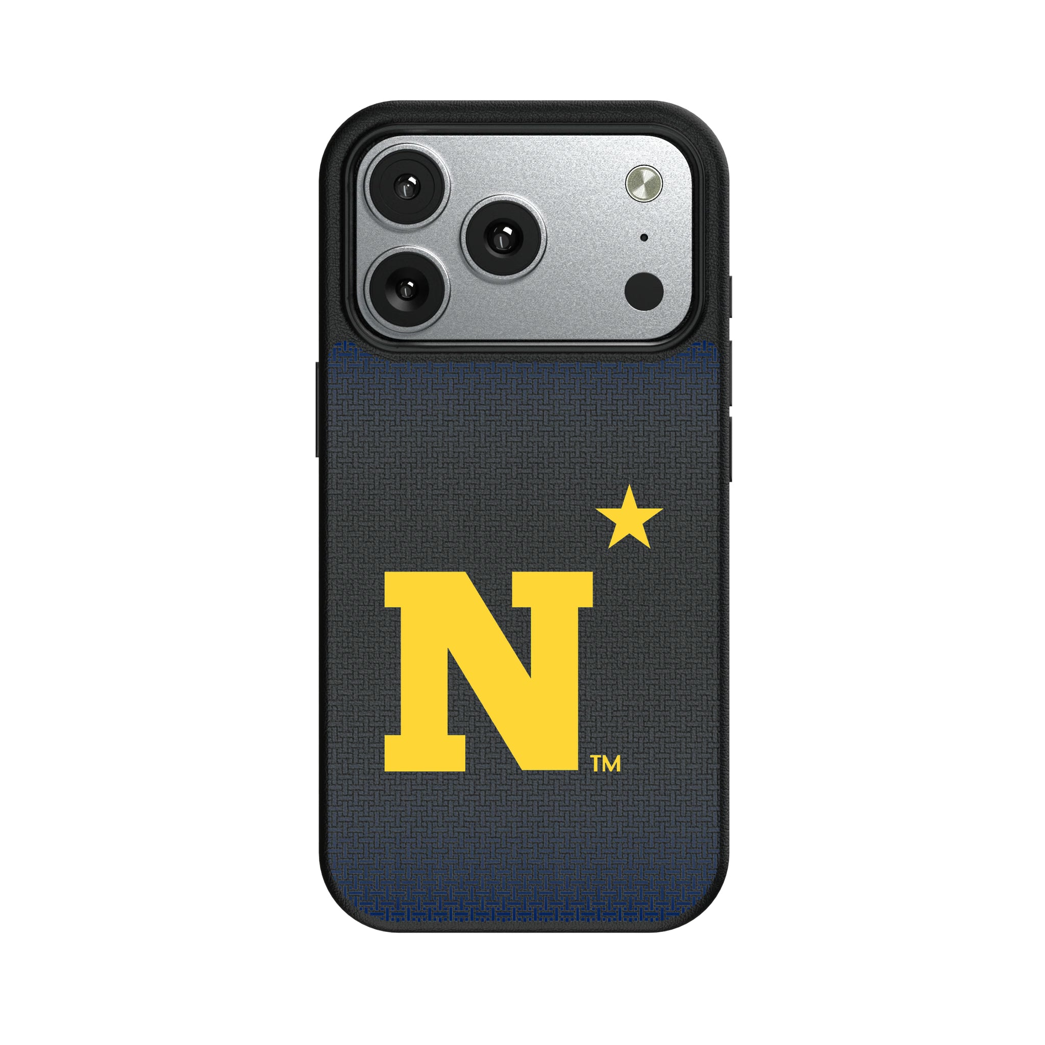 United State Naval Academy Midshipmen Linen iPhone MagSafe Compatible Phone Case for Apple iPhone#Device_iPhone 17 Pro
