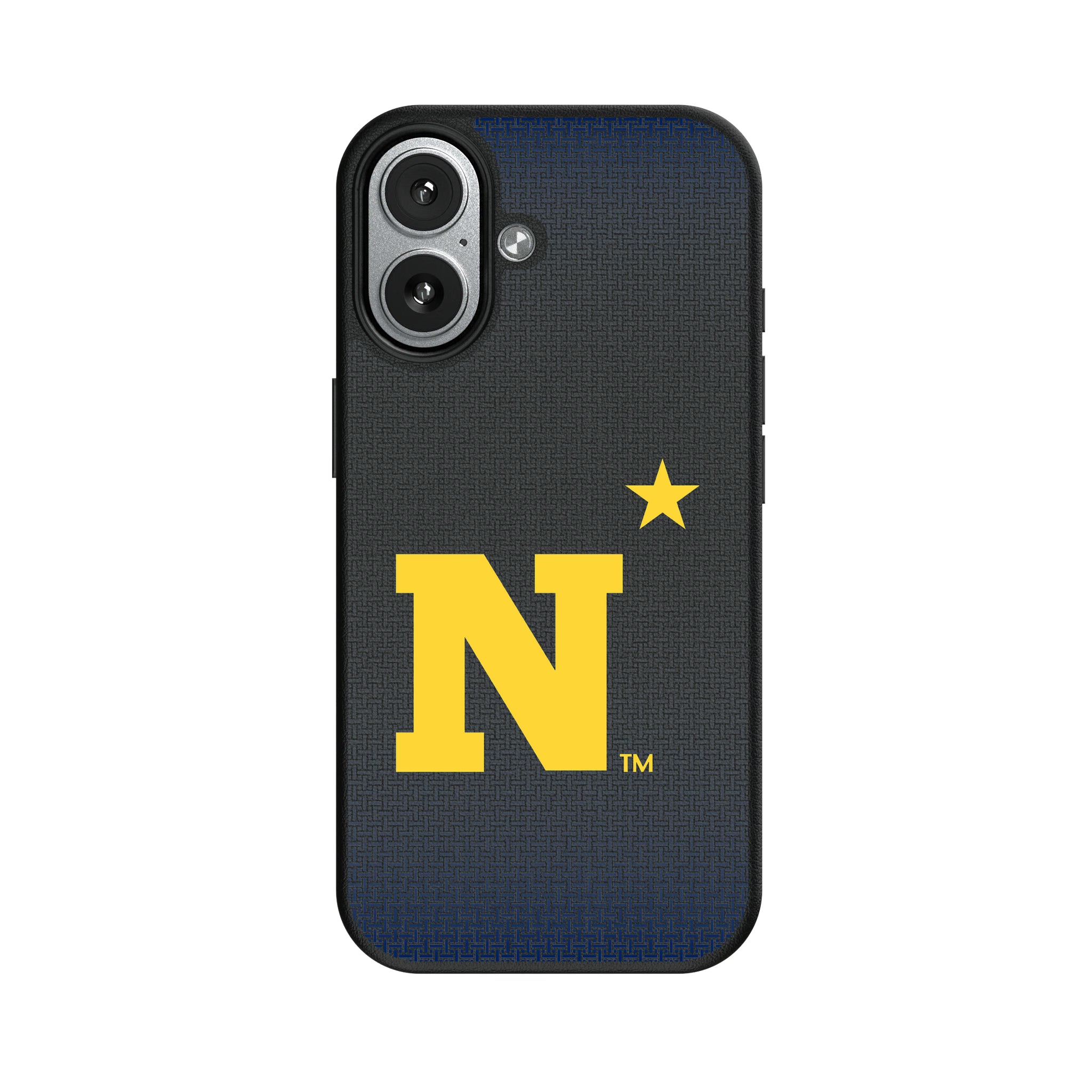 United State Naval Academy Midshipmen Linen iPhone MagSafe Compatible Phone Case for Apple iPhone#Device_iPhone 17