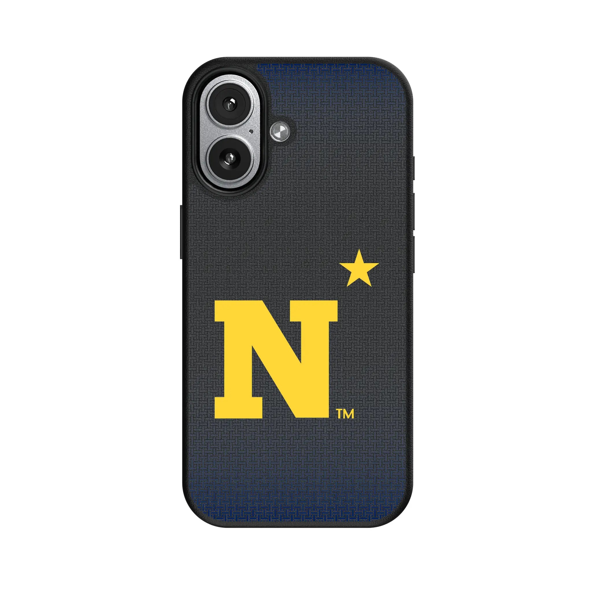United State Naval Academy Midshipmen Linen iPhone MagSafe Compatible Phone Case for Apple iPhone#Device_iPhone 17