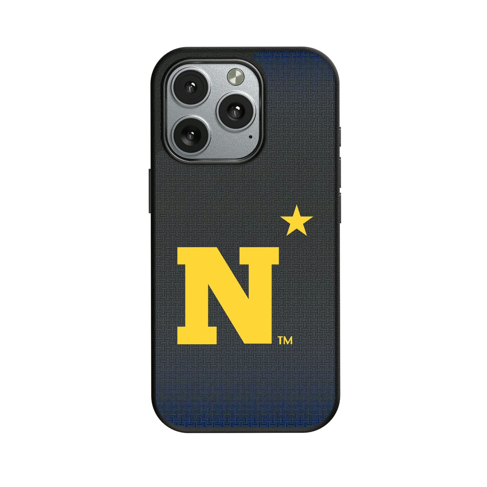 United State Naval Academy Midshipmen Linen iPhone MagSafe Compatible Phone Case for Apple iPhone
