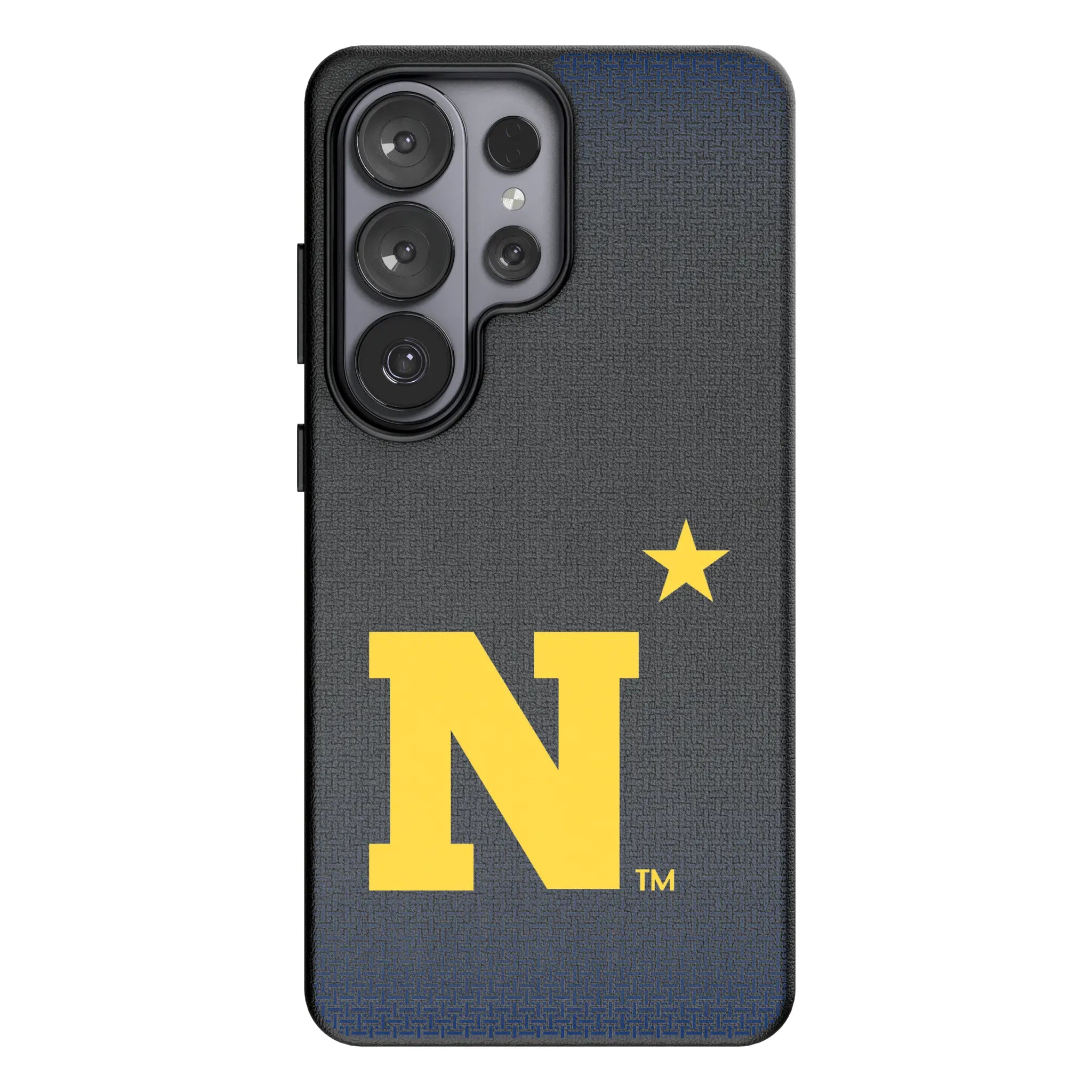 United State Naval Academy Midshipmen Linen Galaxy MagSafe Compatible Phone Case for Samsung Galaxy#Device_Galaxy S26 Ultra