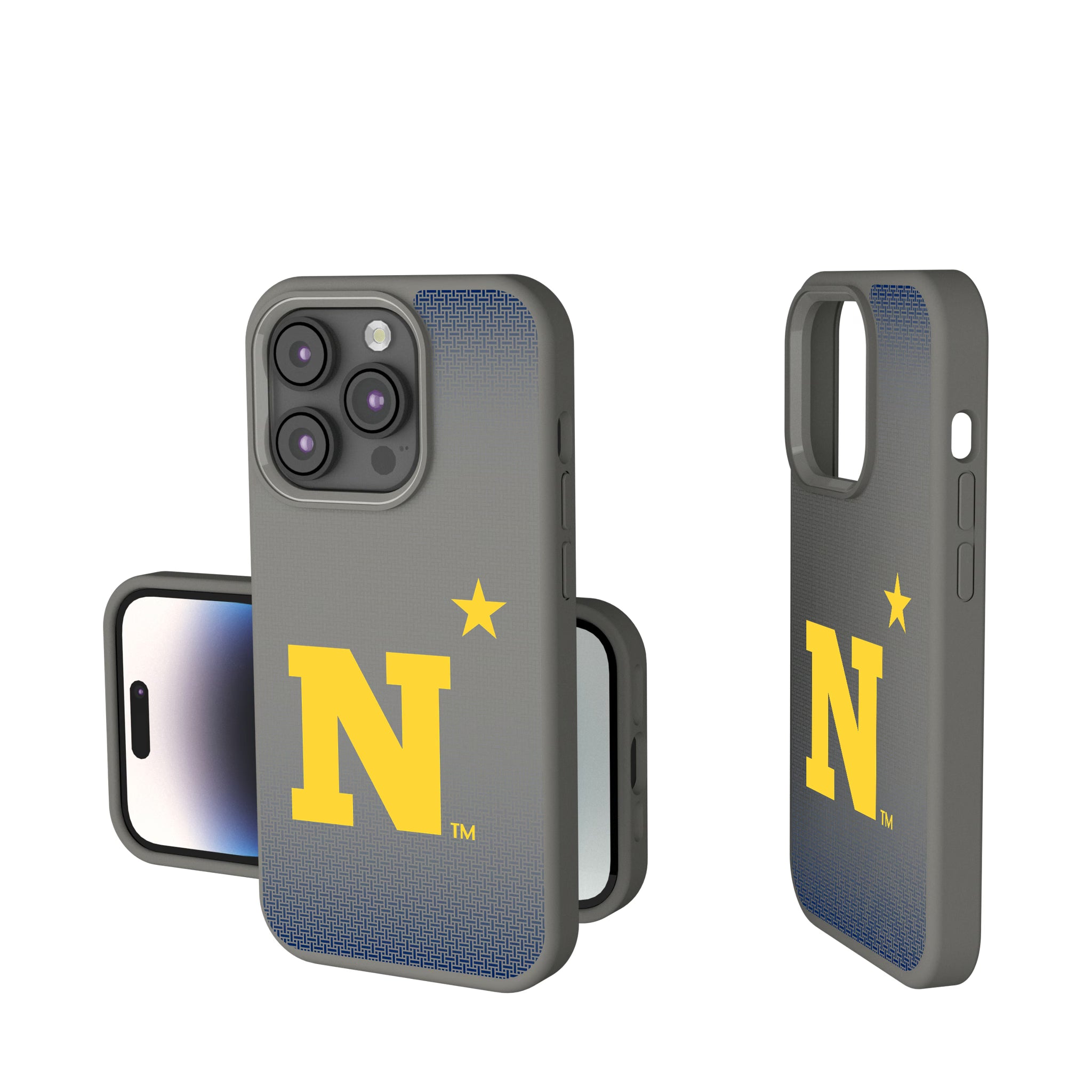 United State Naval Academy Midshipmen Linen iPhone Soft Touch Phone Case for Apple iPhone