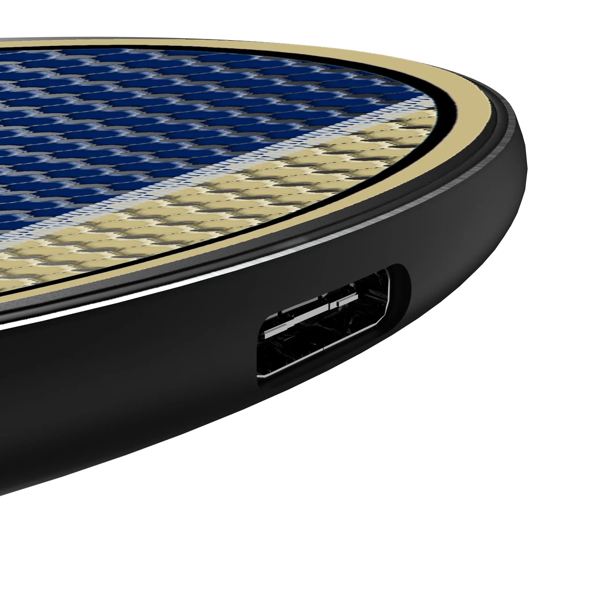 United State Naval Academy Midshipmen Mesh 15-Watt Wireless Charger - Detail