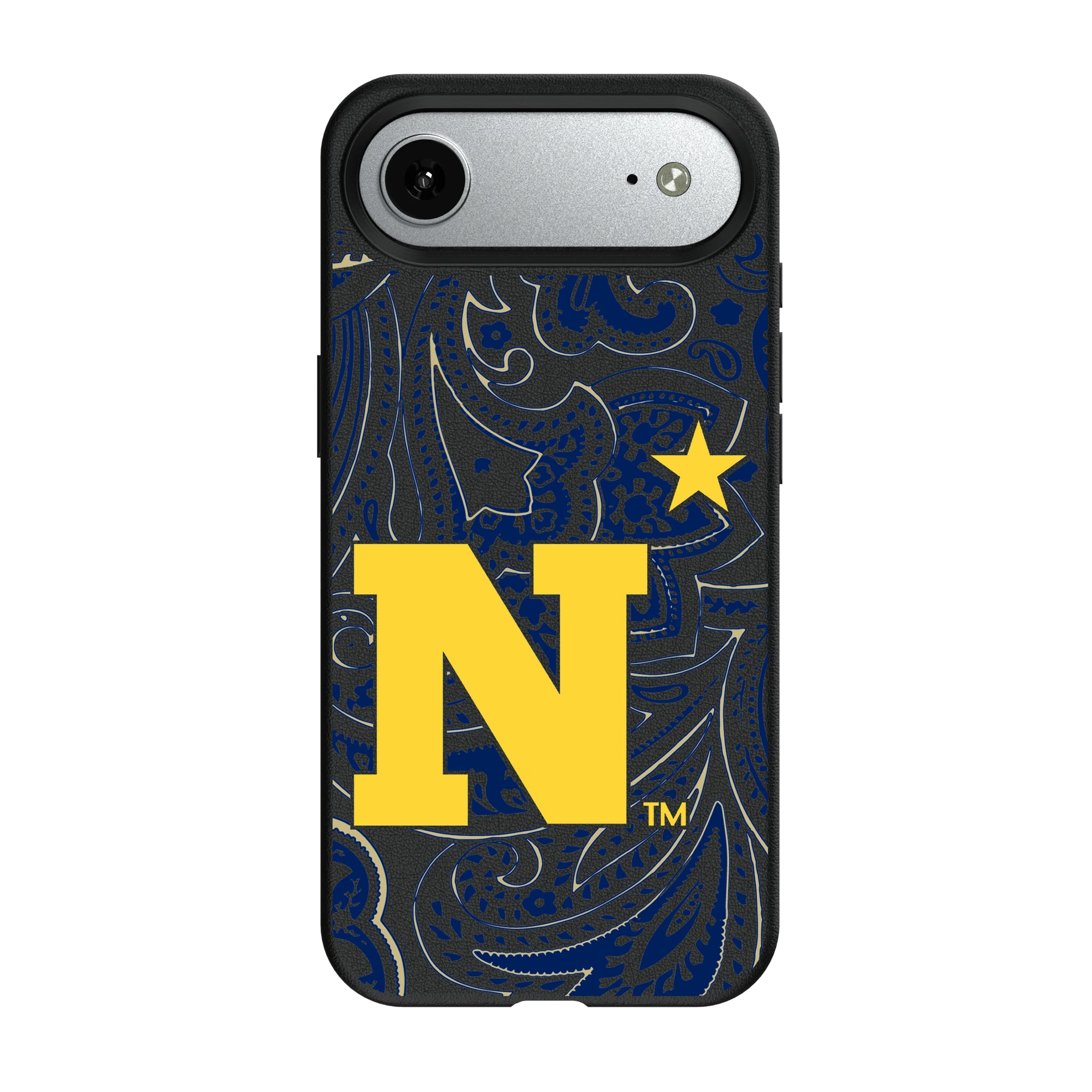 United State Naval Academy Midshipmen Paisley iPhone MagSafe Compatible Phone Case for Apple iPhone#Device_iPhone Air