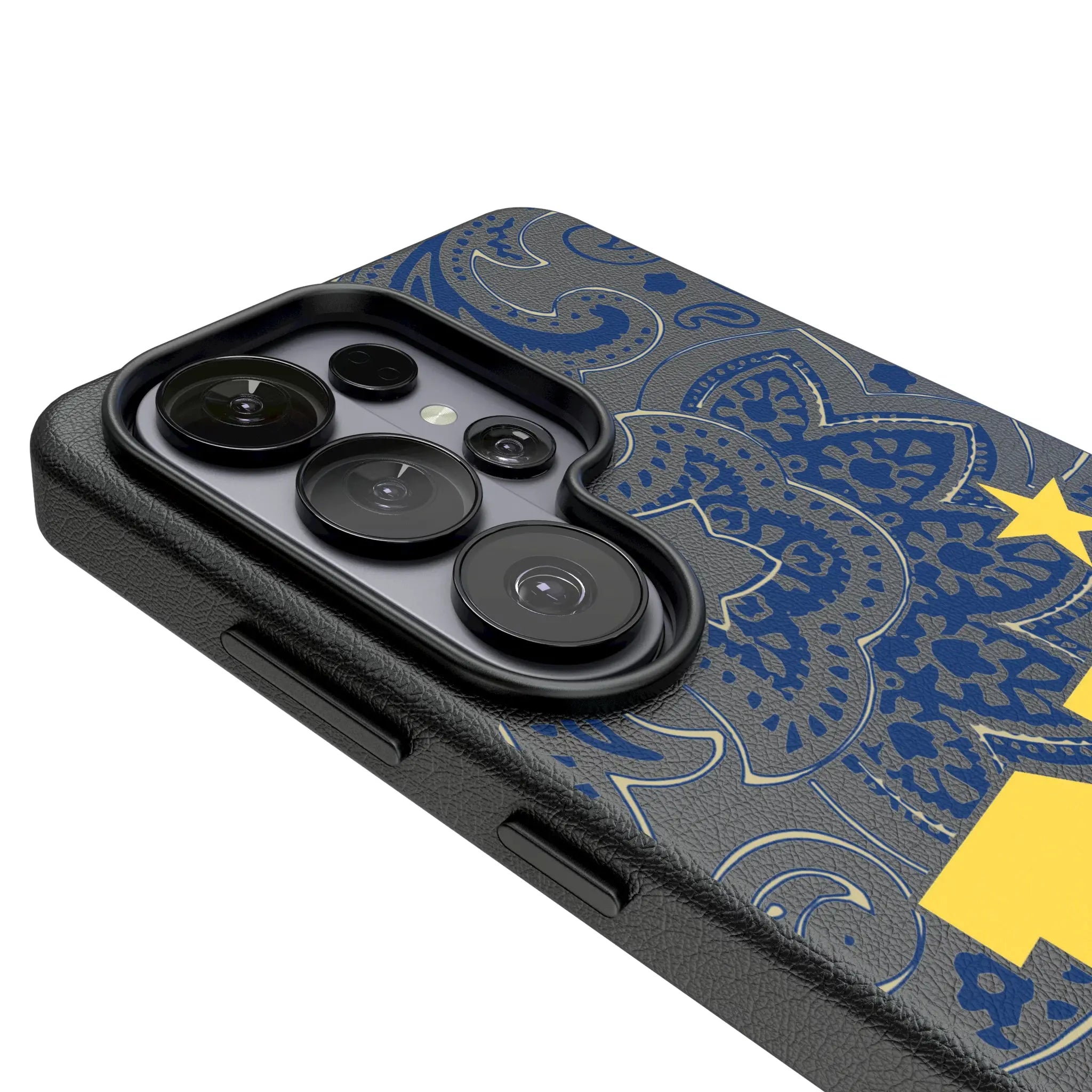 United State Naval Academy Midshipmen Paisley Galaxy MagSafe Compatible Phone Case for Samsung Galaxy - Detail#Device_Galaxy S26 Ultra