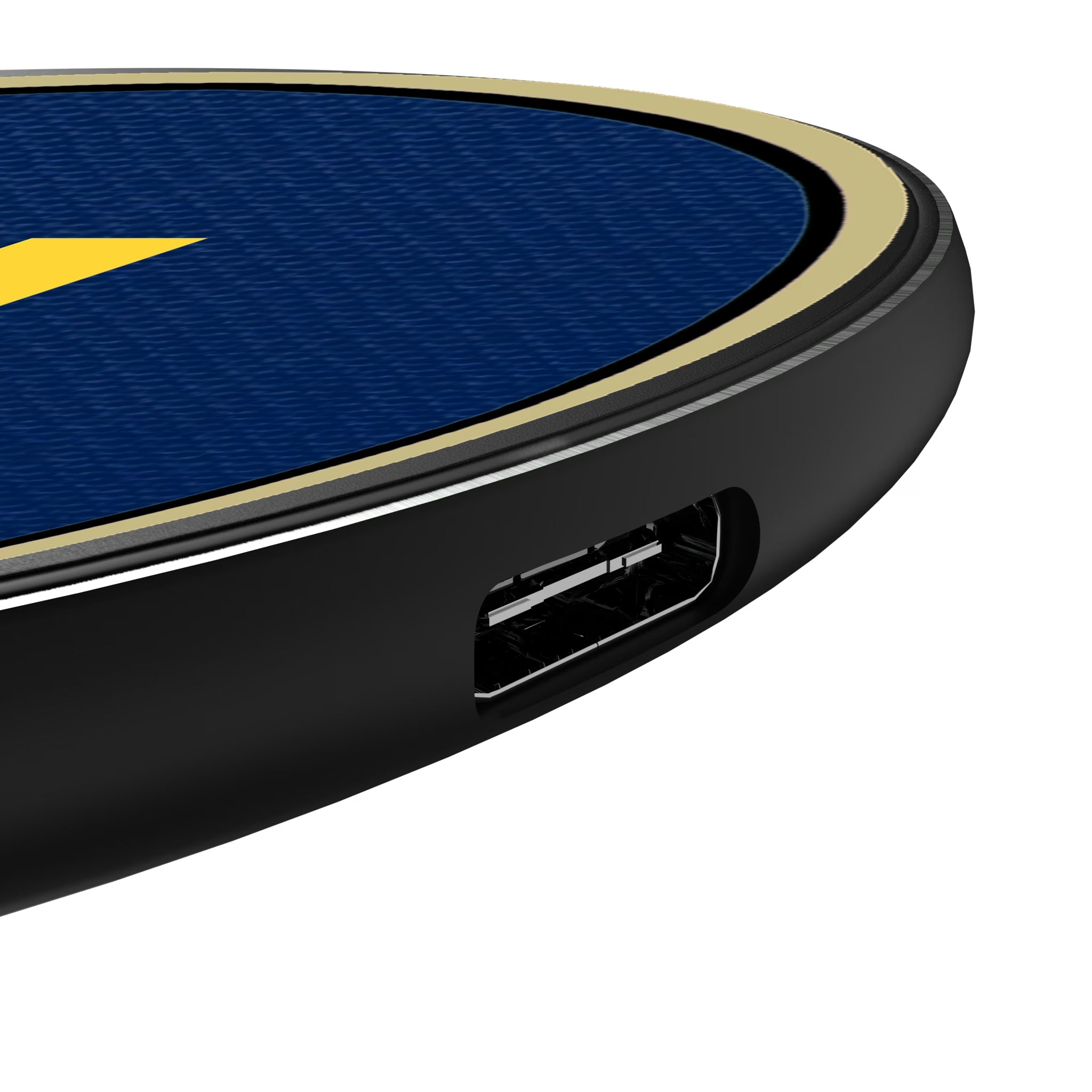 United State Naval Academy Midshipmen Personalized Endzone Solid 15-Watt Wireless Charger - Detail