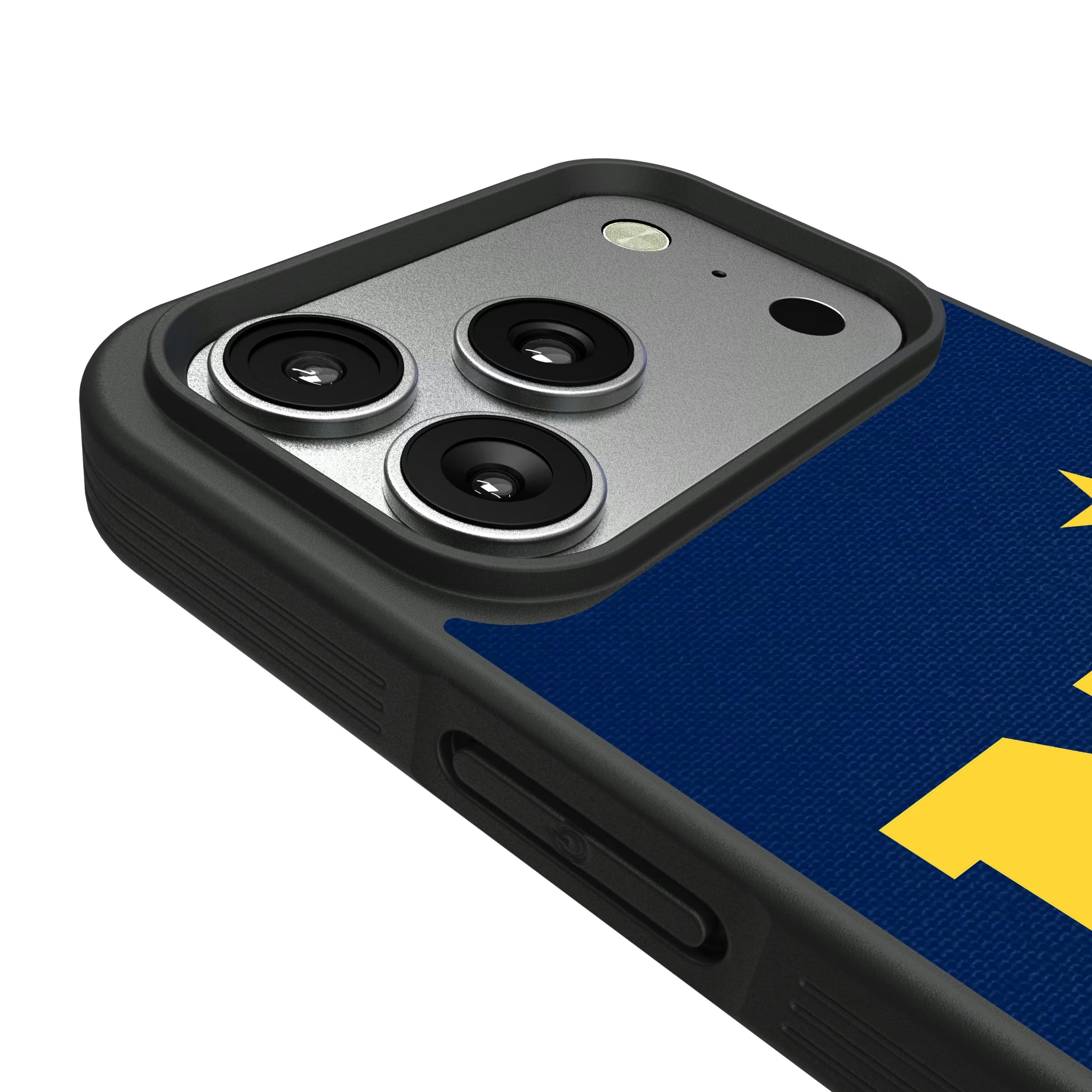United State Naval Academy Midshipmen Personalized Stripe iPhone Bump Phone Case for Apple iPhone - Detail#Device_iPhone 17 Pro